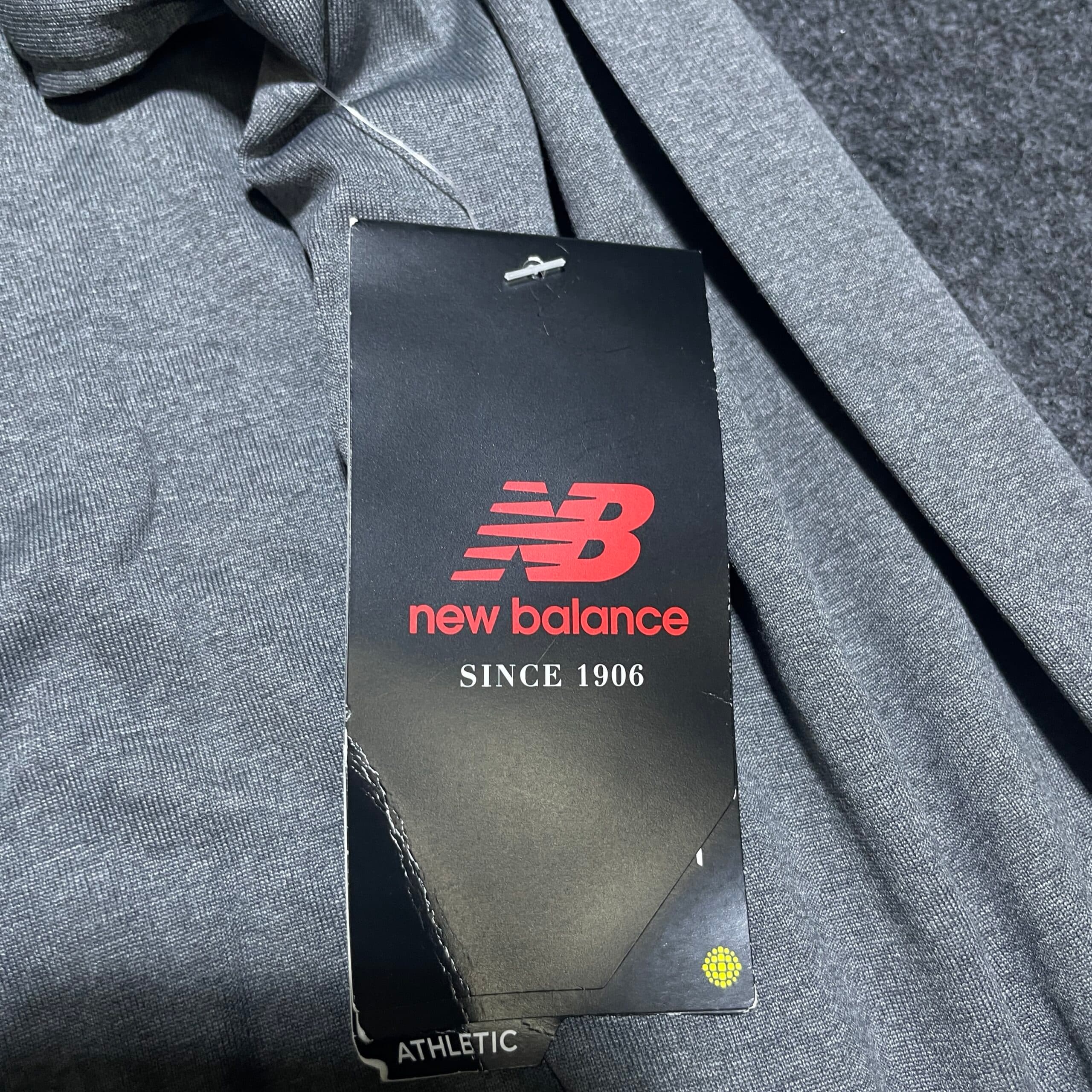 New Balance thrift t-shirt India close-up