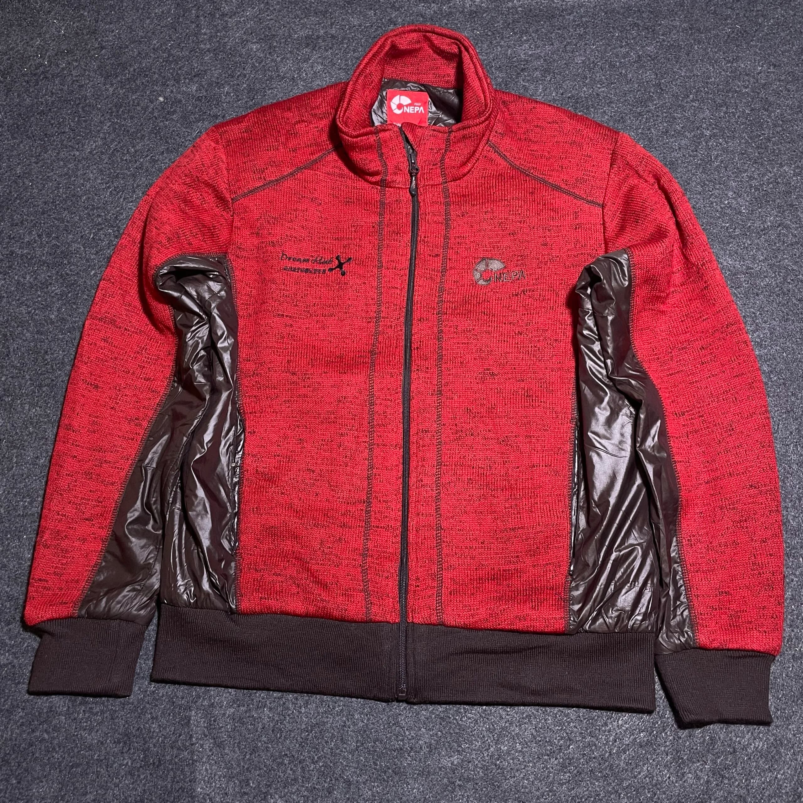 Branded thrift puffer jacket India back view