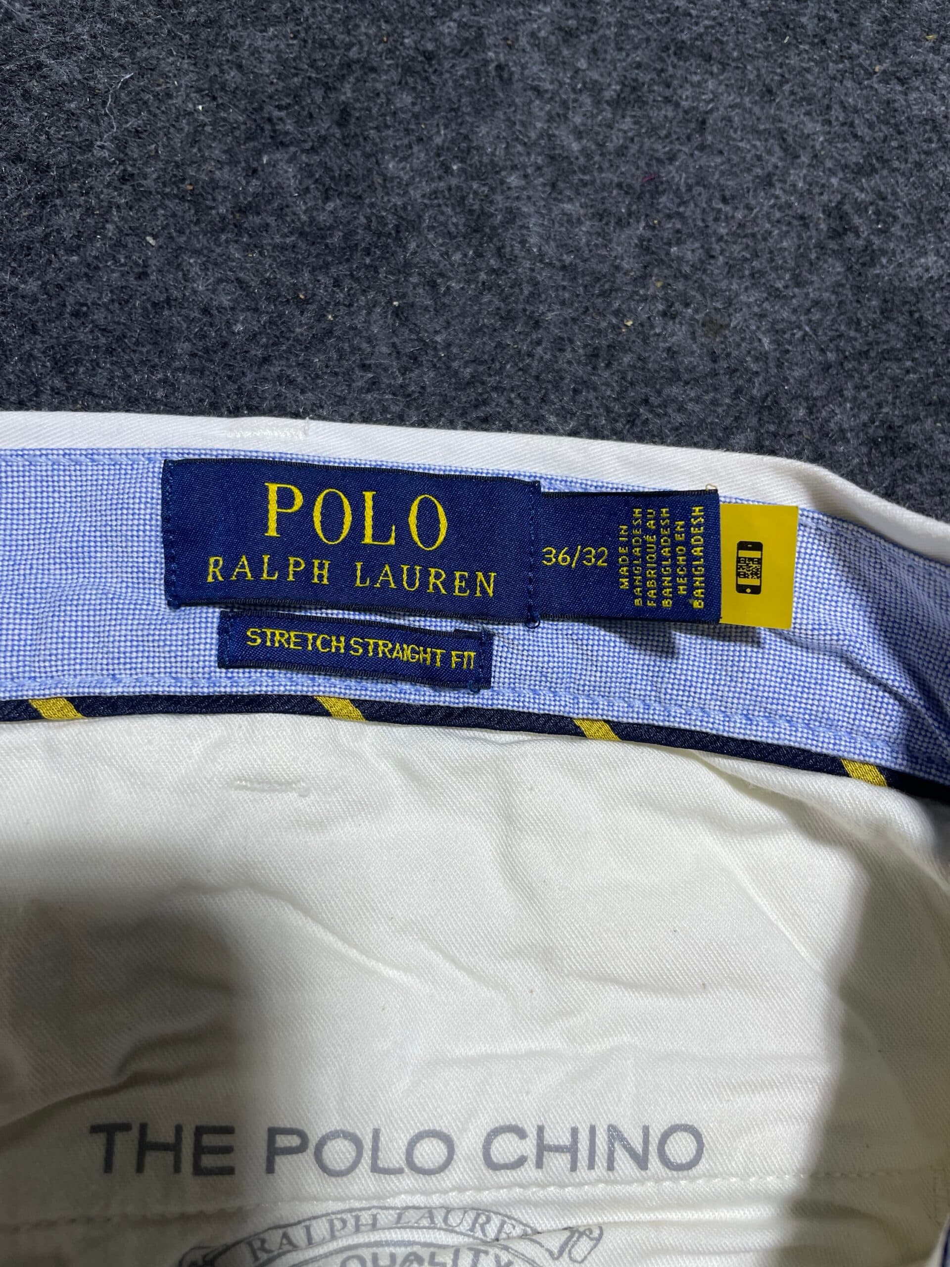 Branded thrift chinos India detail view