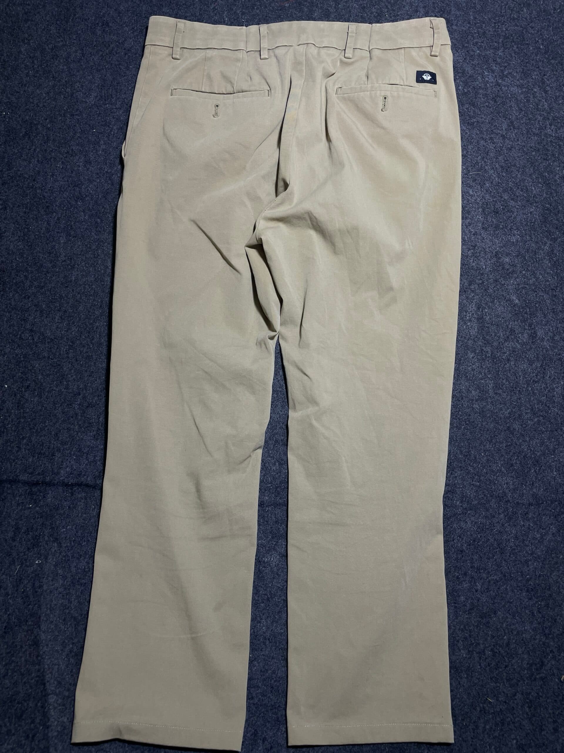 Dockers By Levis Strauss Formal Pant Khaki M thrift clothing India back view