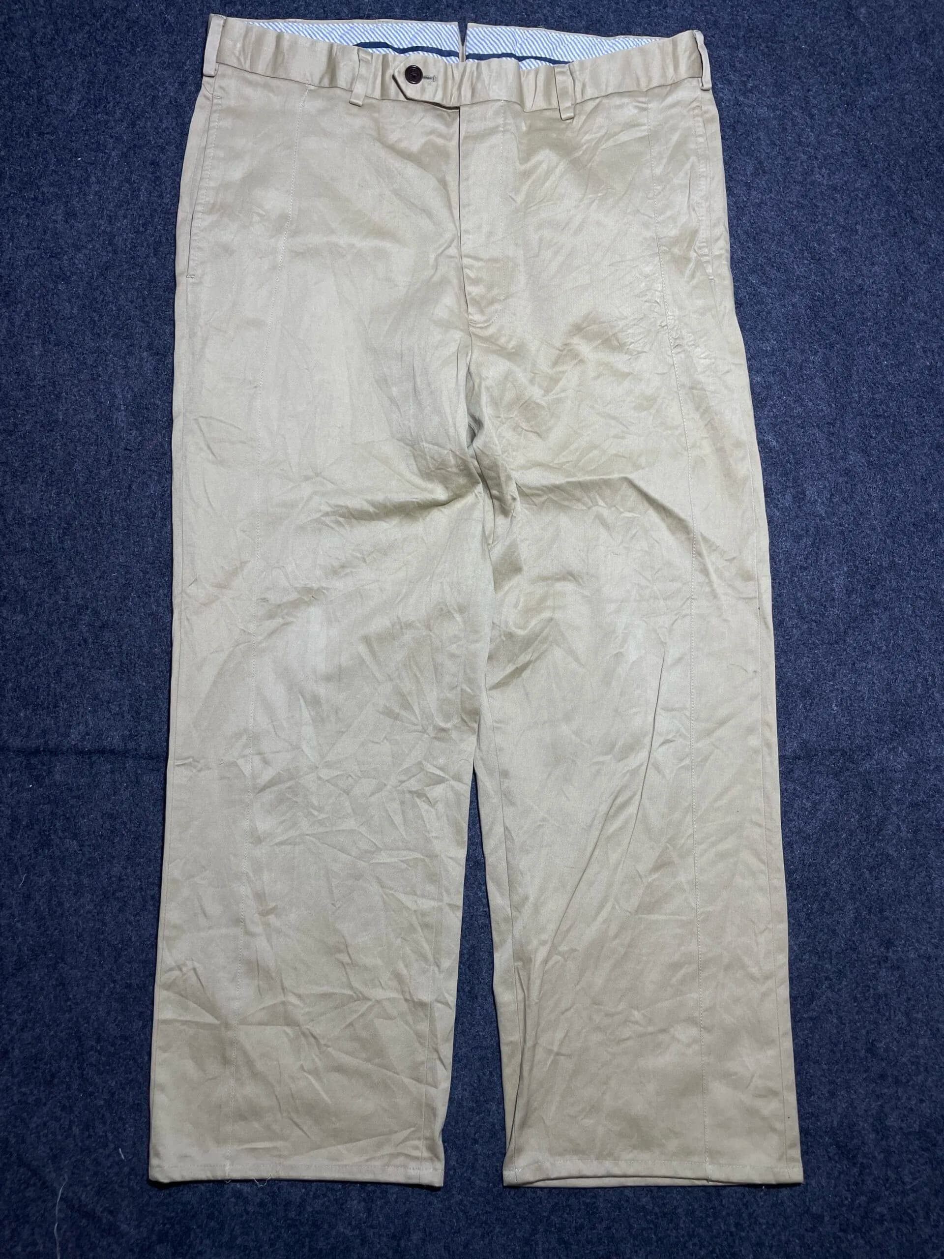 Madison Brooke Brothers Formal Pant Khaki 35 thrift clothing India