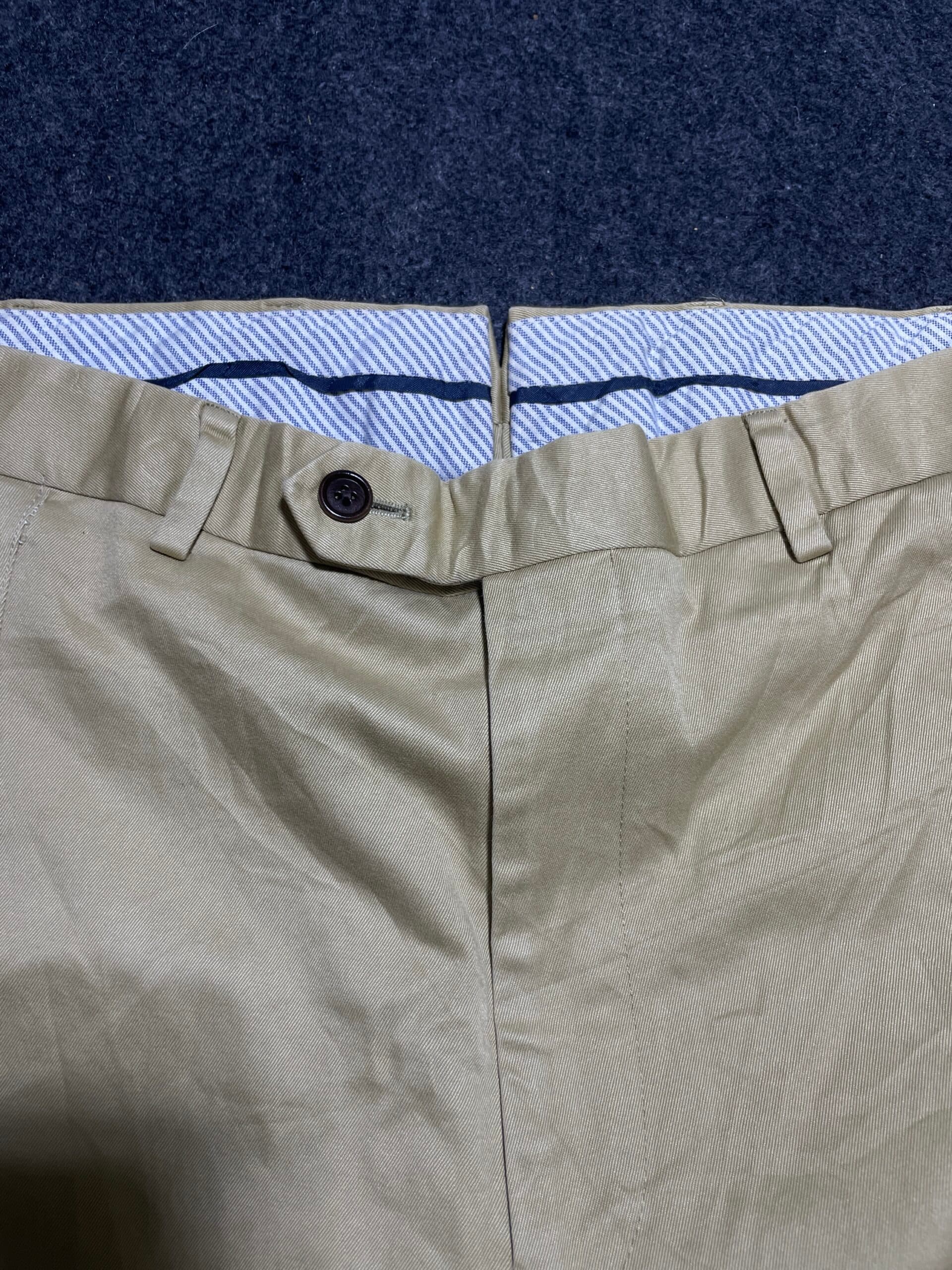 Madison Brooke Brothers Formal Pant Khaki 35 thrift clothing India detail view
