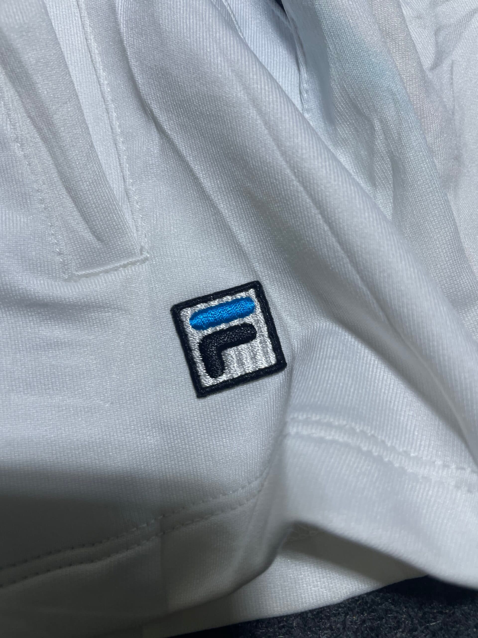 Fila thrift track jacket India detail view