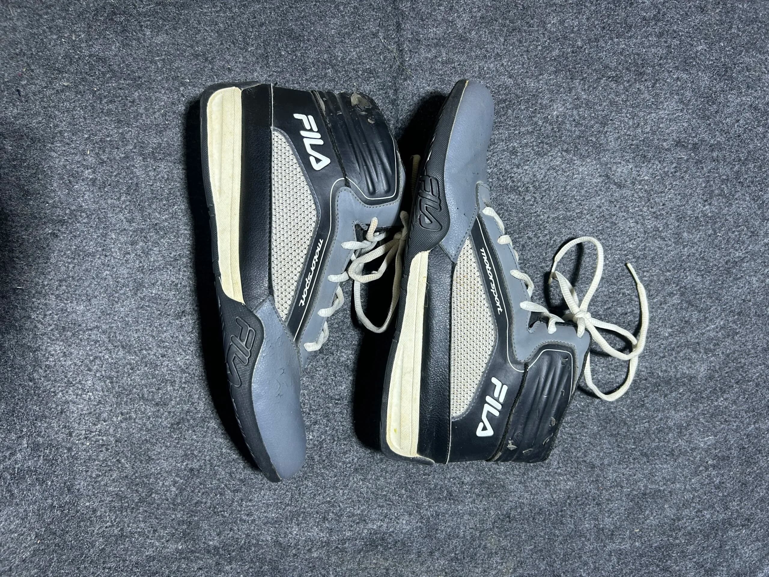 Fila thrift sneakers India back view