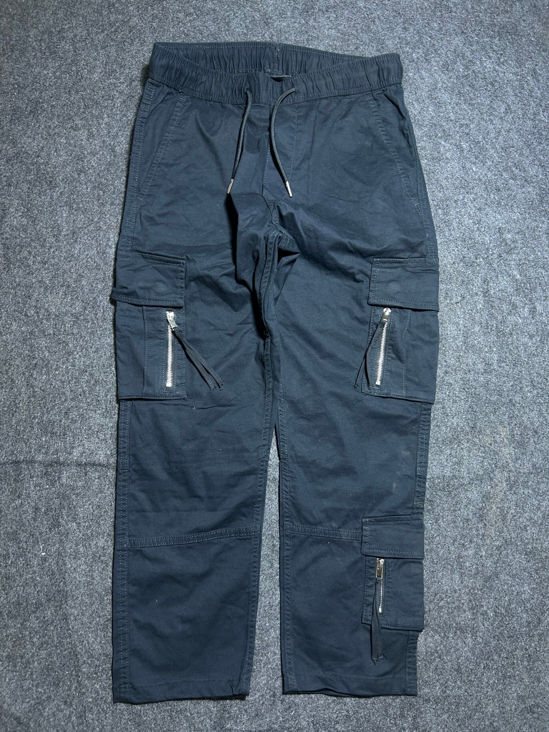 Branded thrift cargo pants India back view