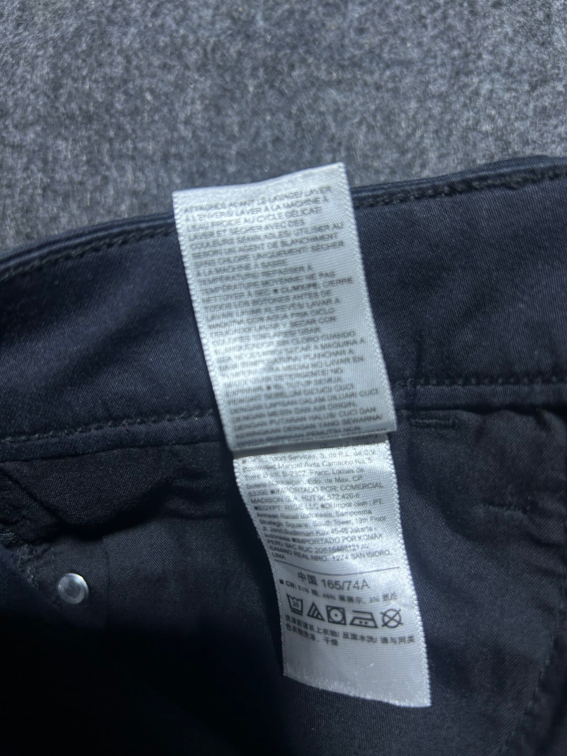 Branded thrift trousers India close-up