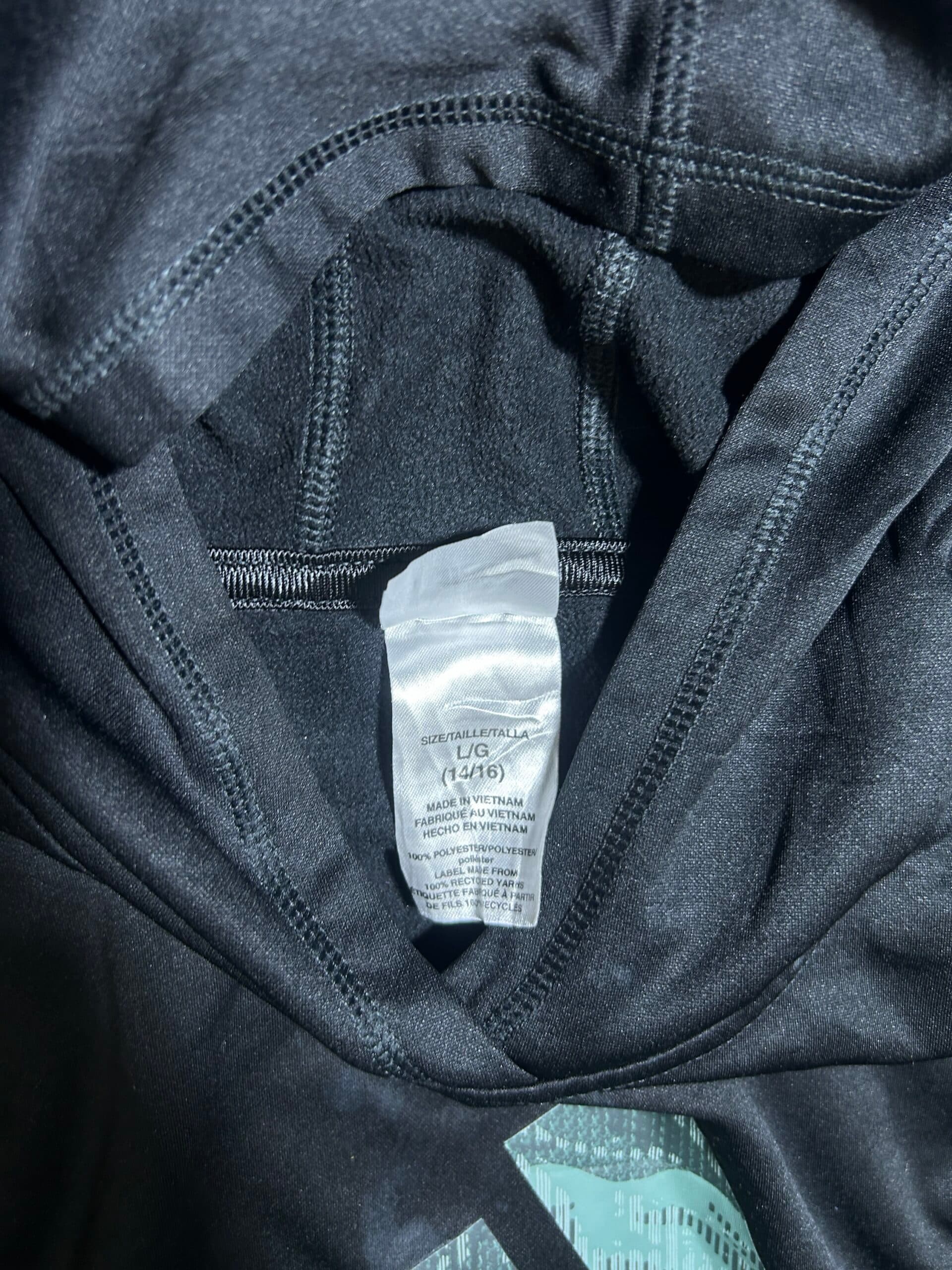 Adidas thrift t-shirt India close-up
