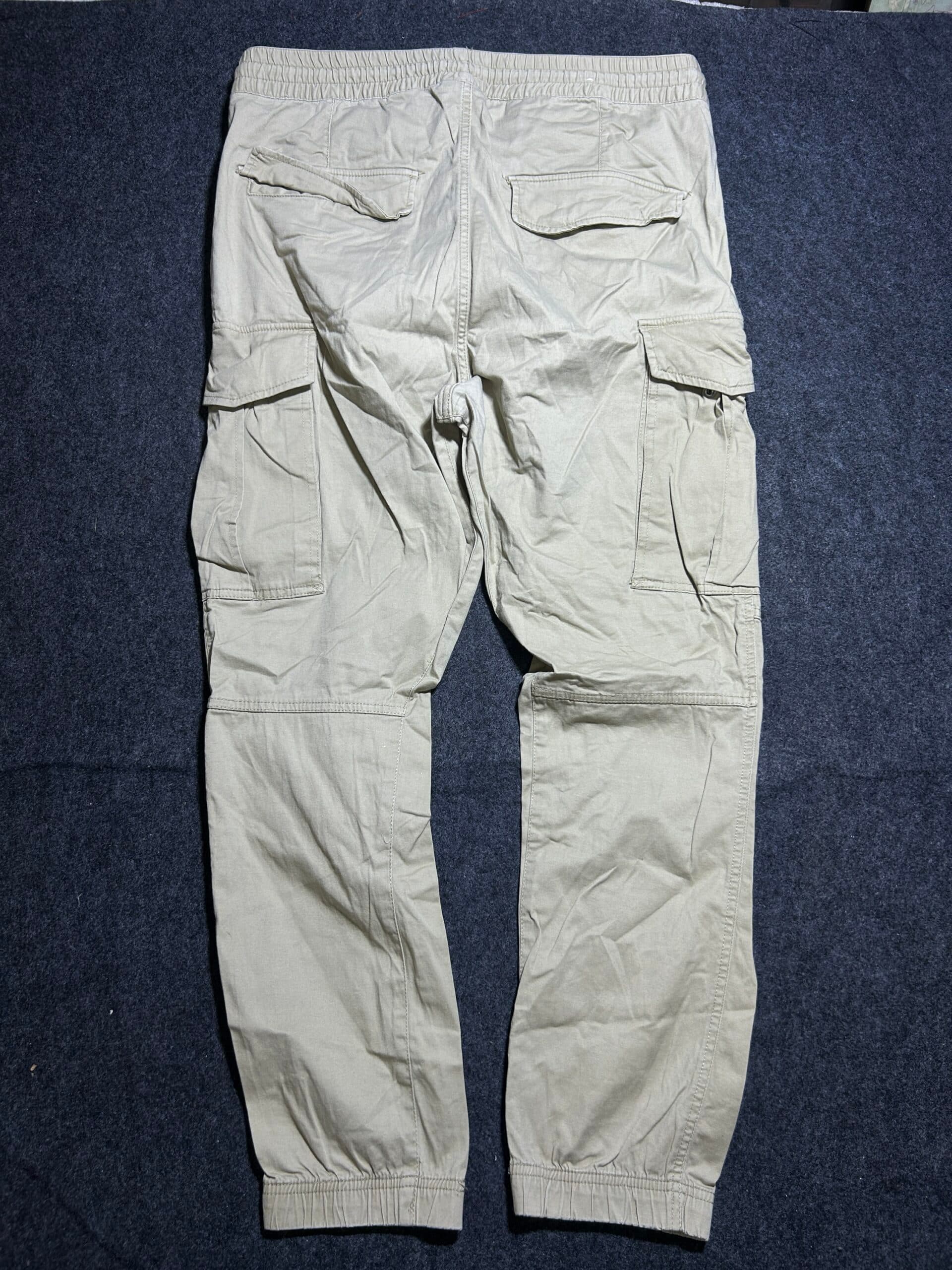 Branded thrift joggers India detail view