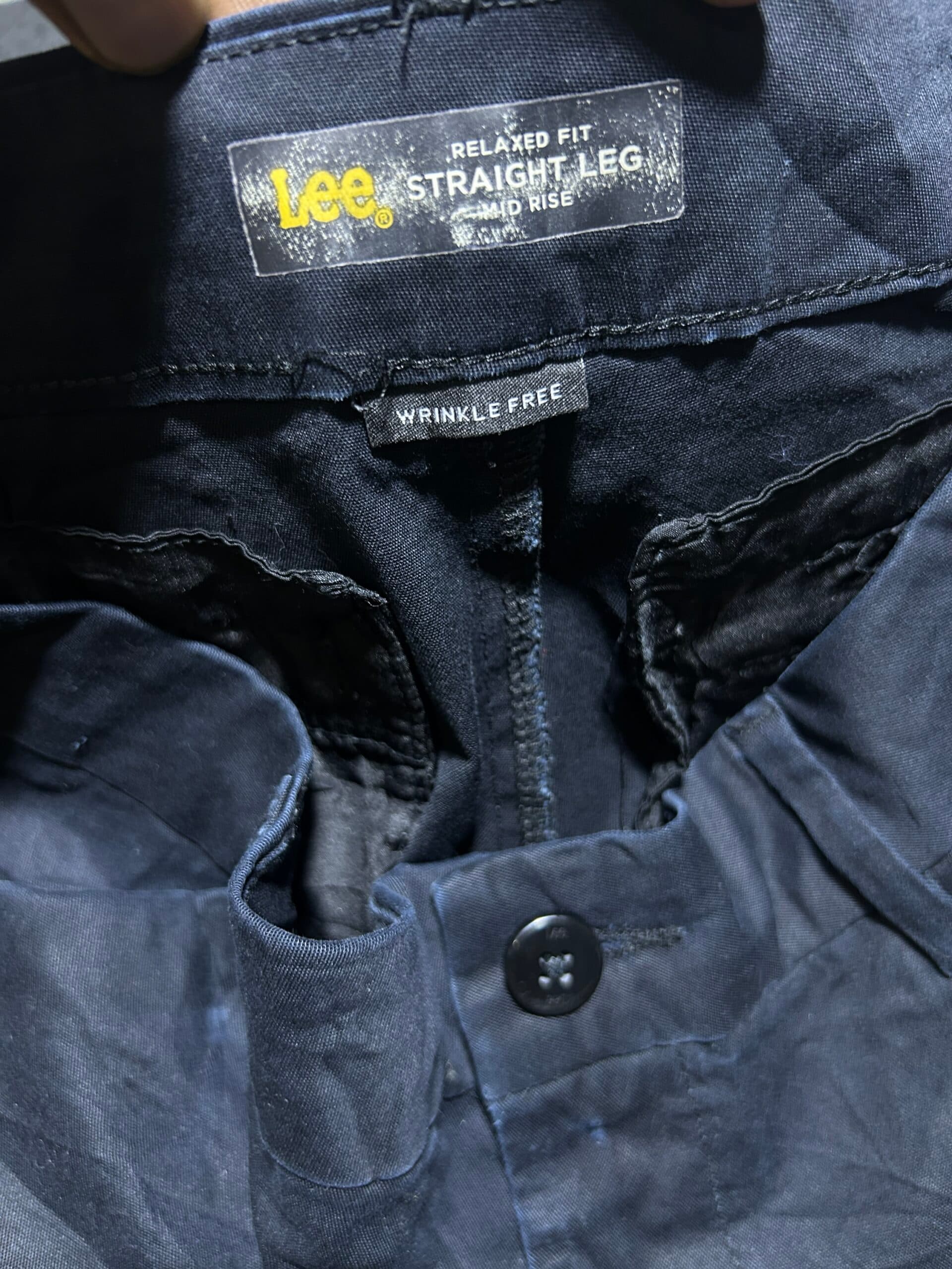 Branded thrift trousers India close-up