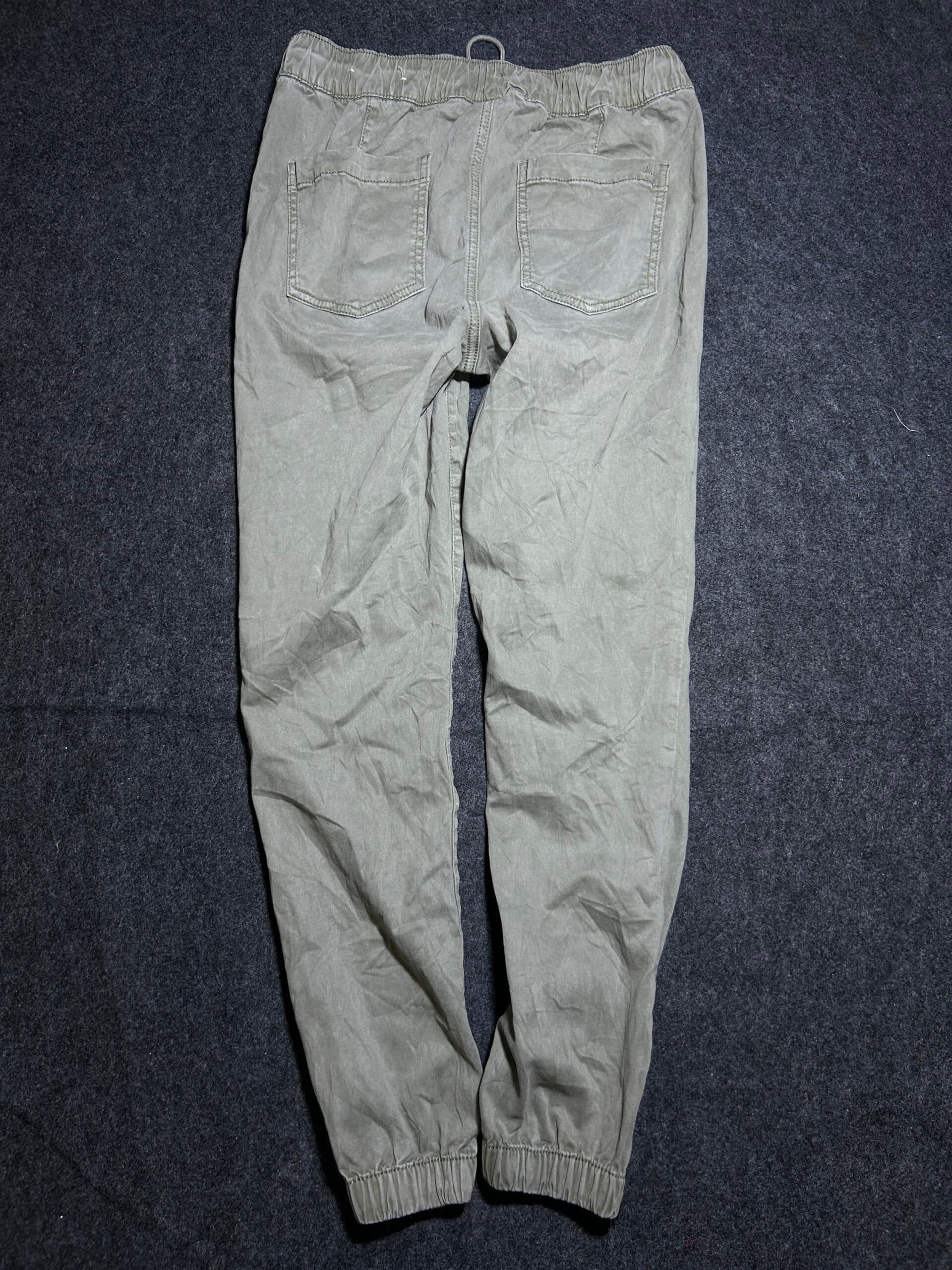 Branded thrift joggers India close-up