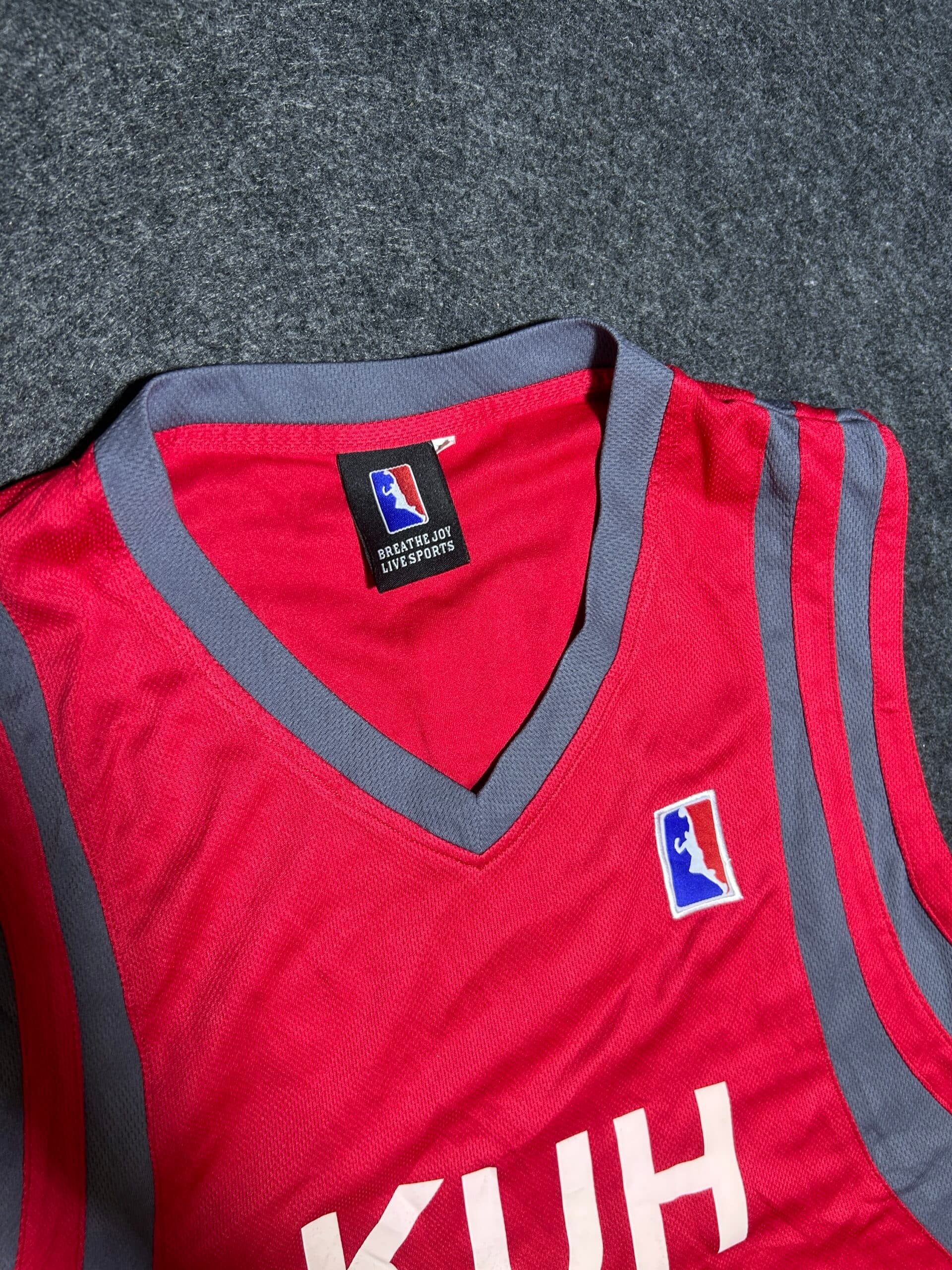 Branded thrift basketball jersey India close-up