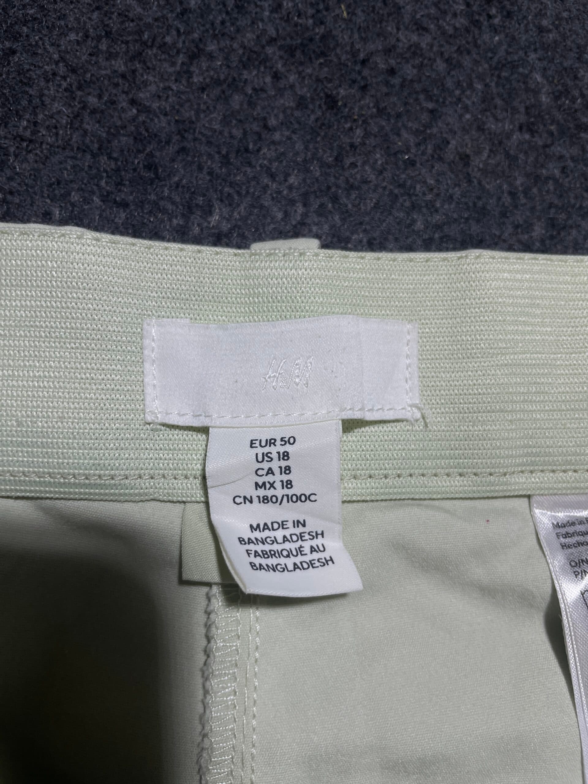 H&M Original Formal Pant 2XL thrift clothing India detail view