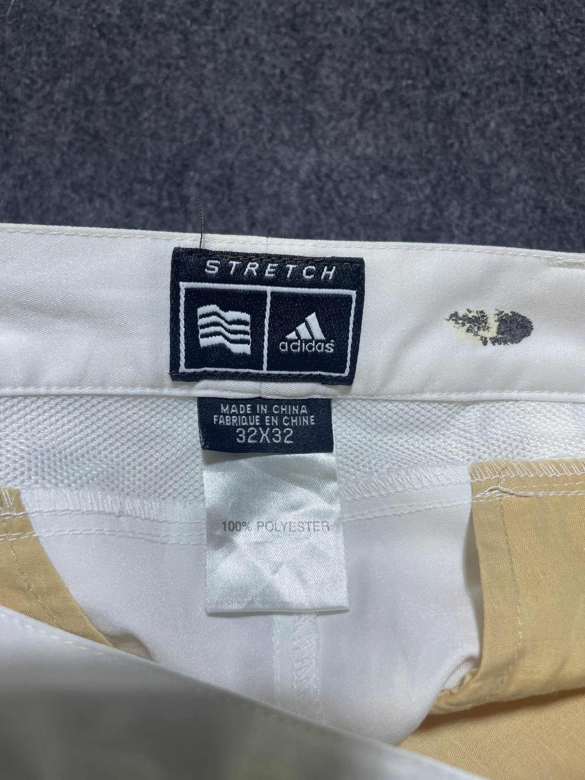 Adidas thrift trousers India detail view