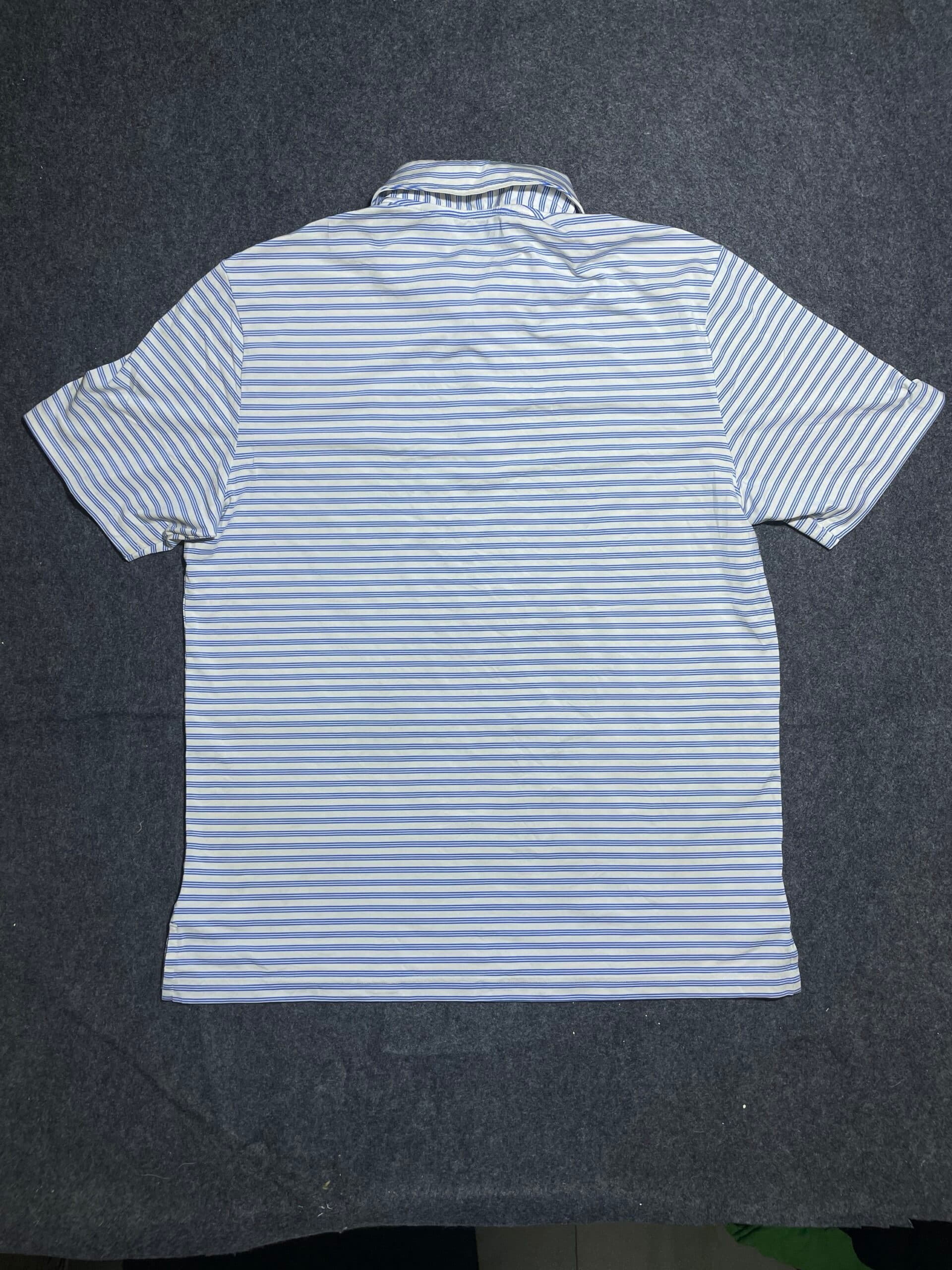 Adidas thrift polo shirt India detail view