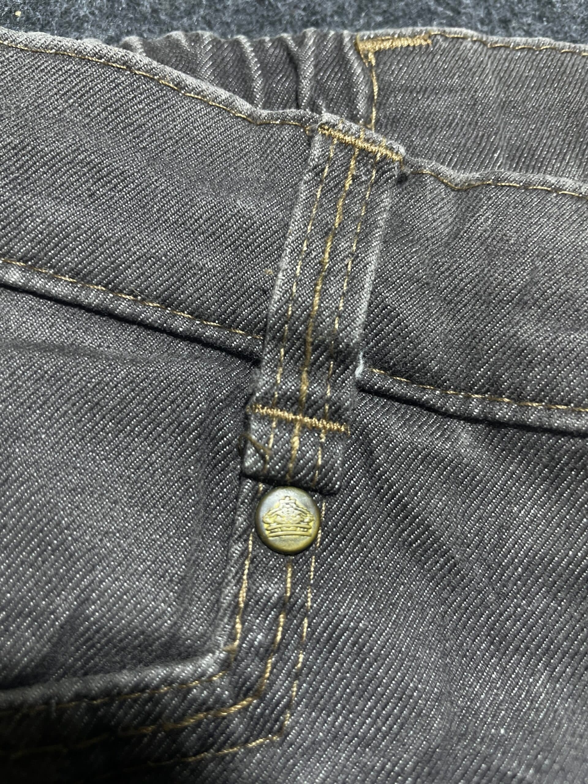 Branded thrift jeans India detail view
