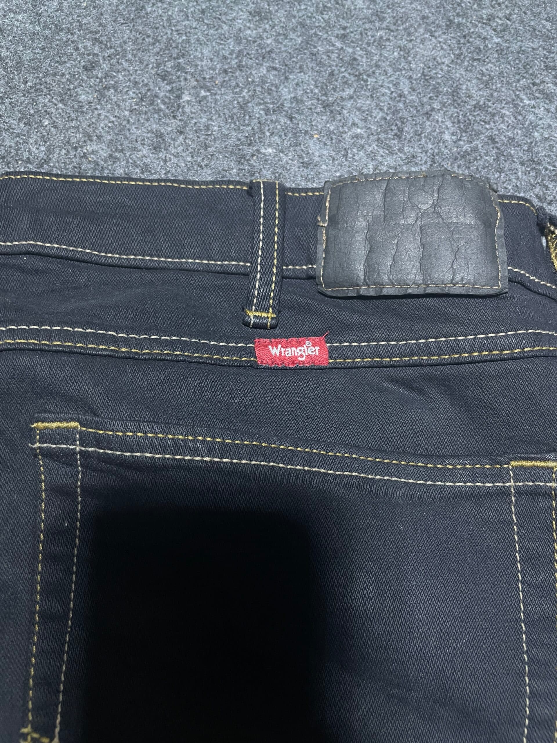 Branded thrift jeans India close-up