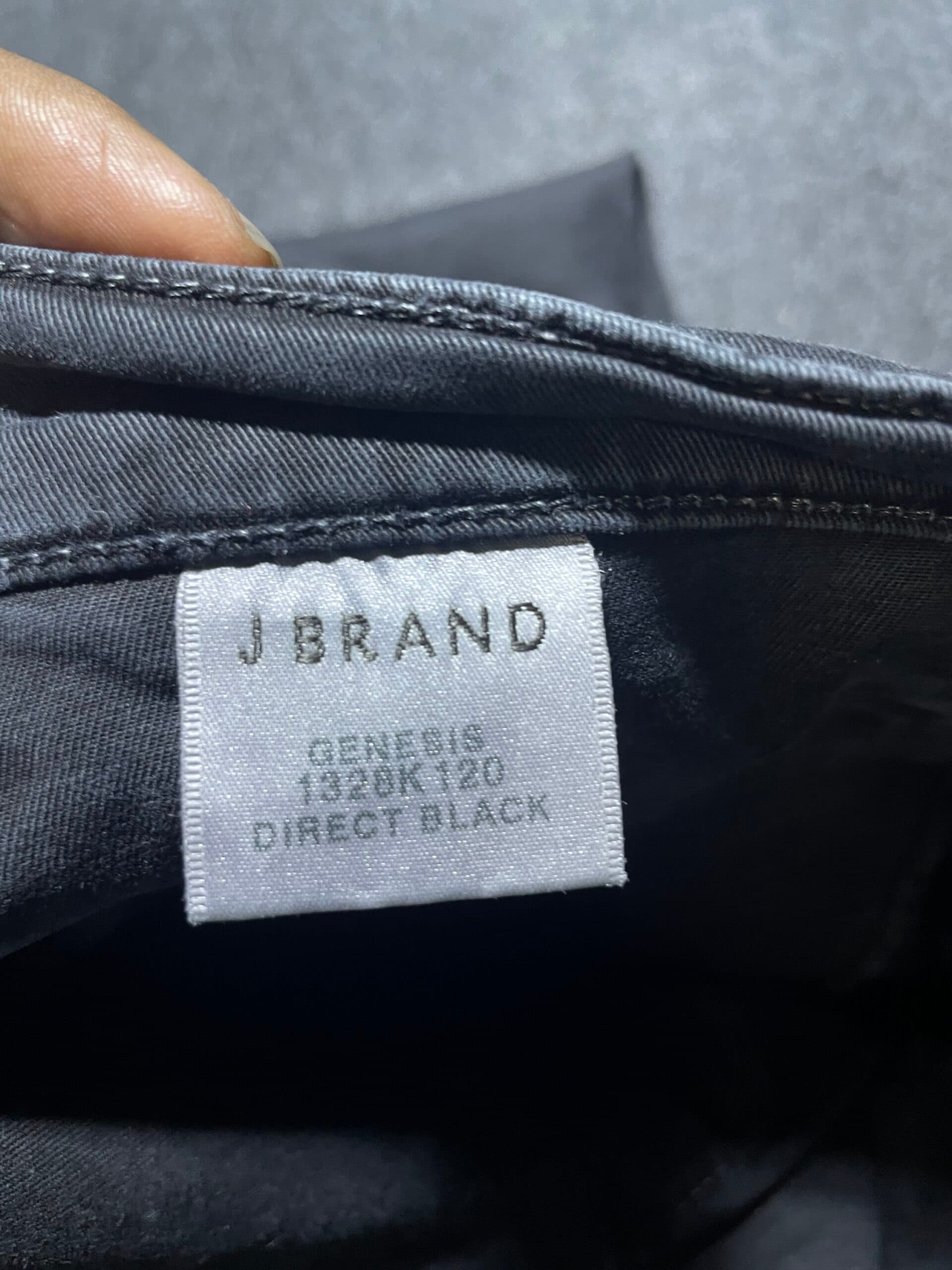 Branded thrift jeans India close-up
