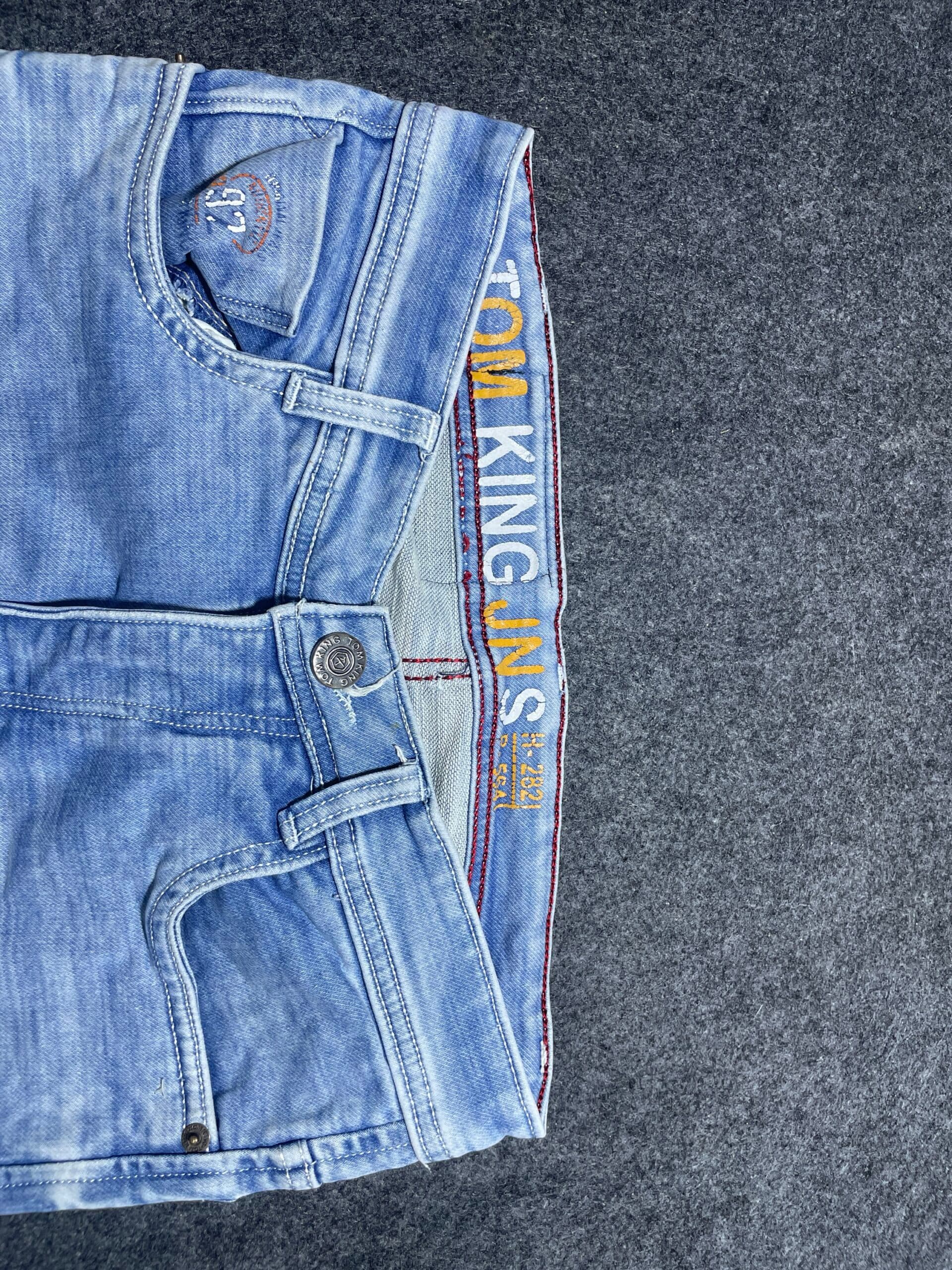 Branded thrift jeans India detail view