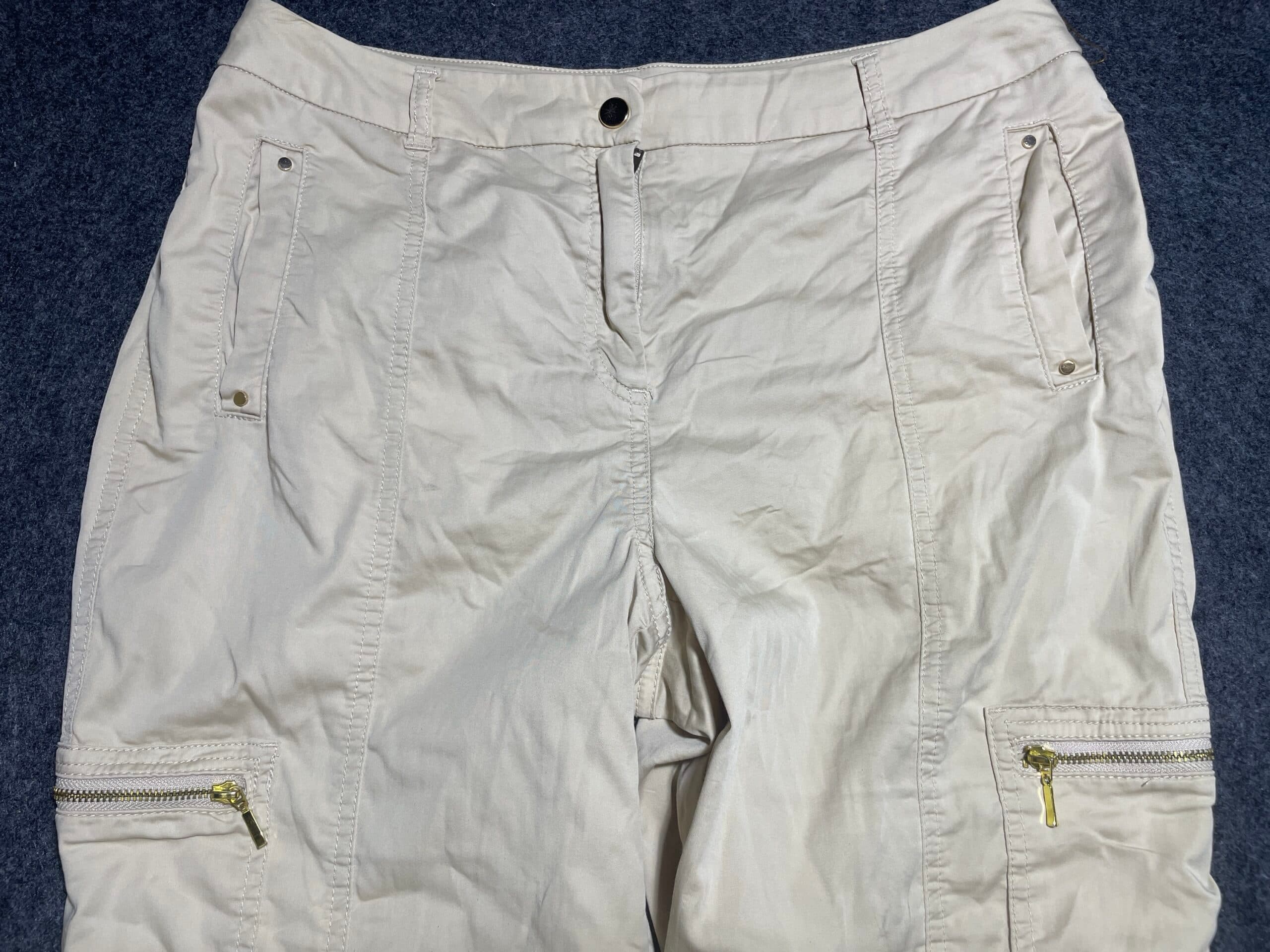 Branded thrift trousers India close-up