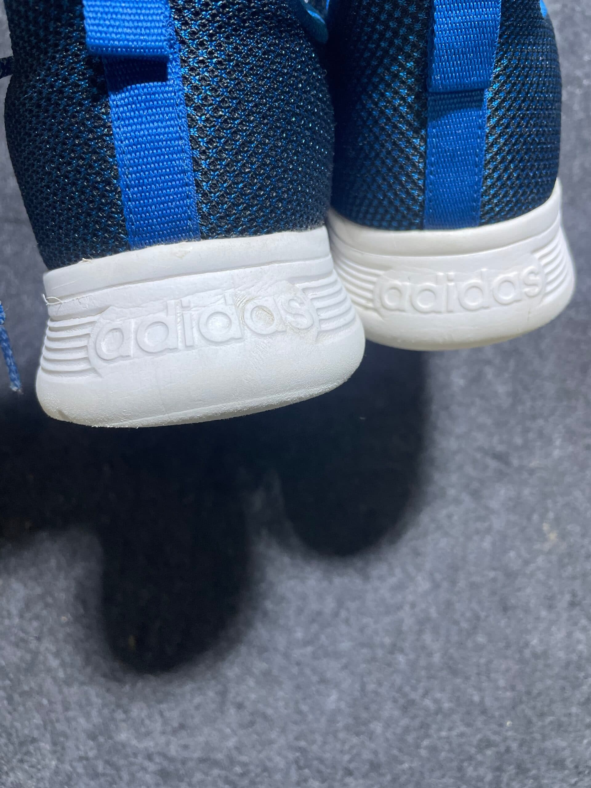 Adidas thrift running shoes India close-up