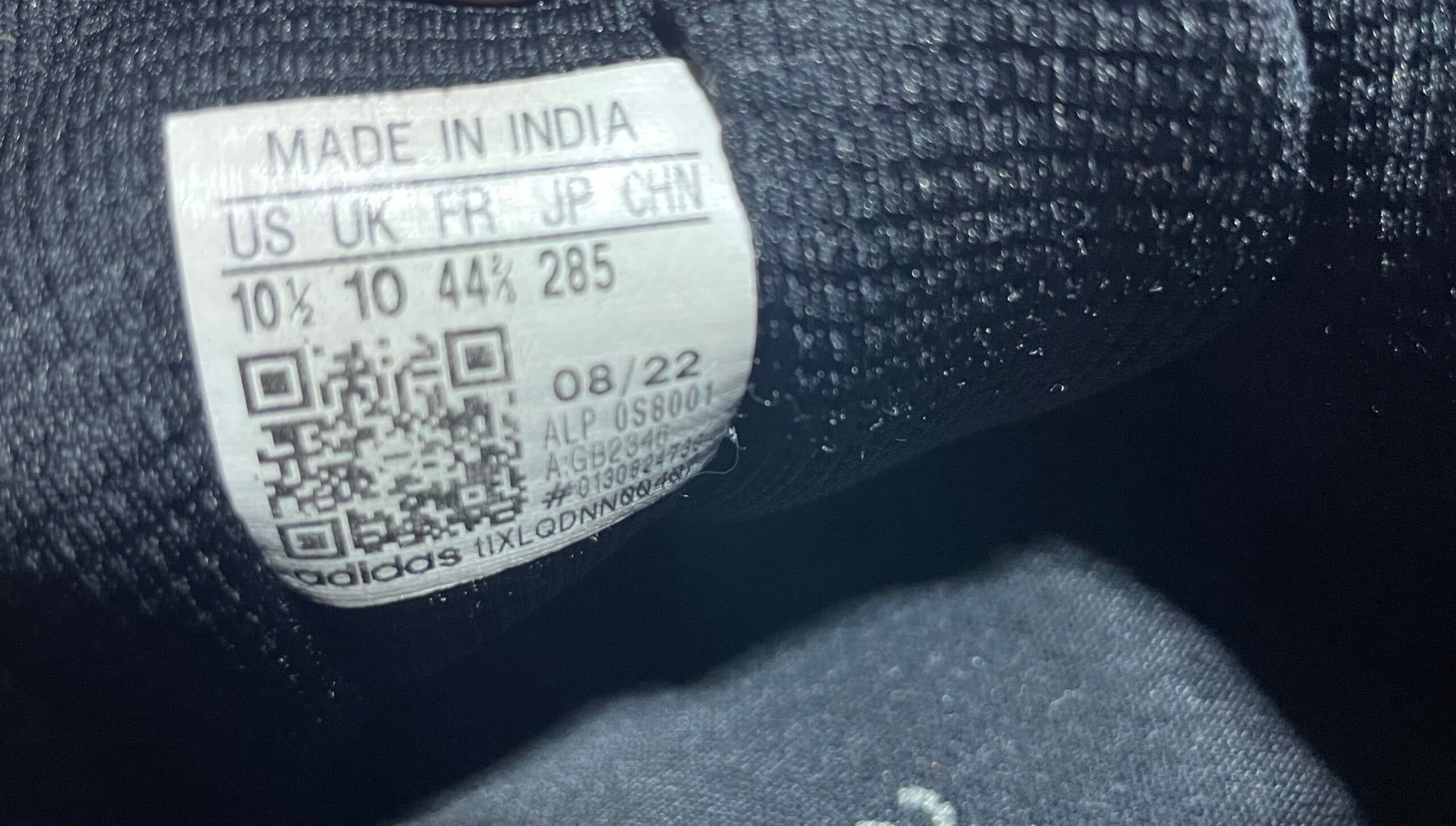 Adidas thrift running shoes India back view