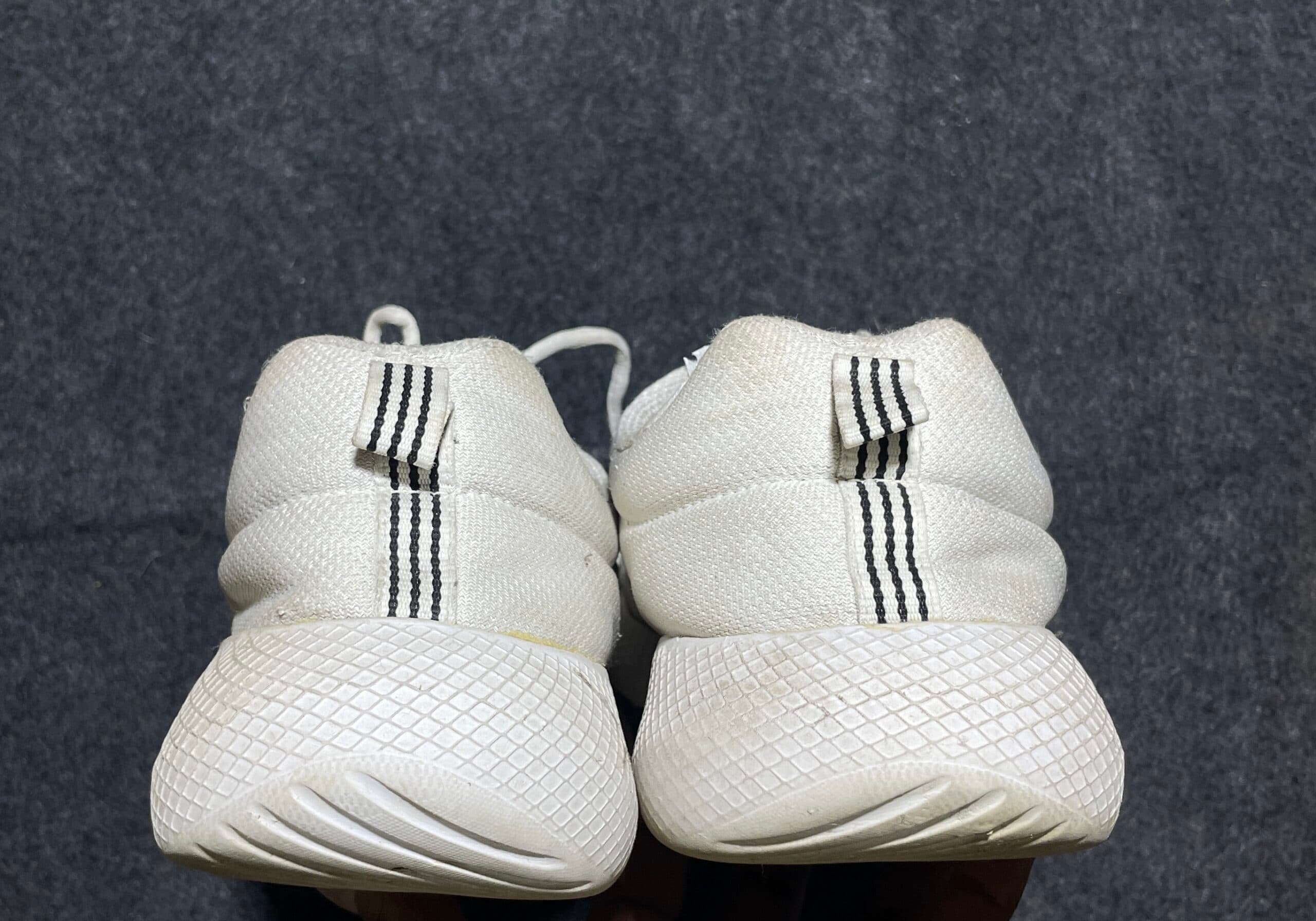 Adidas thrift running shoes India close-up
