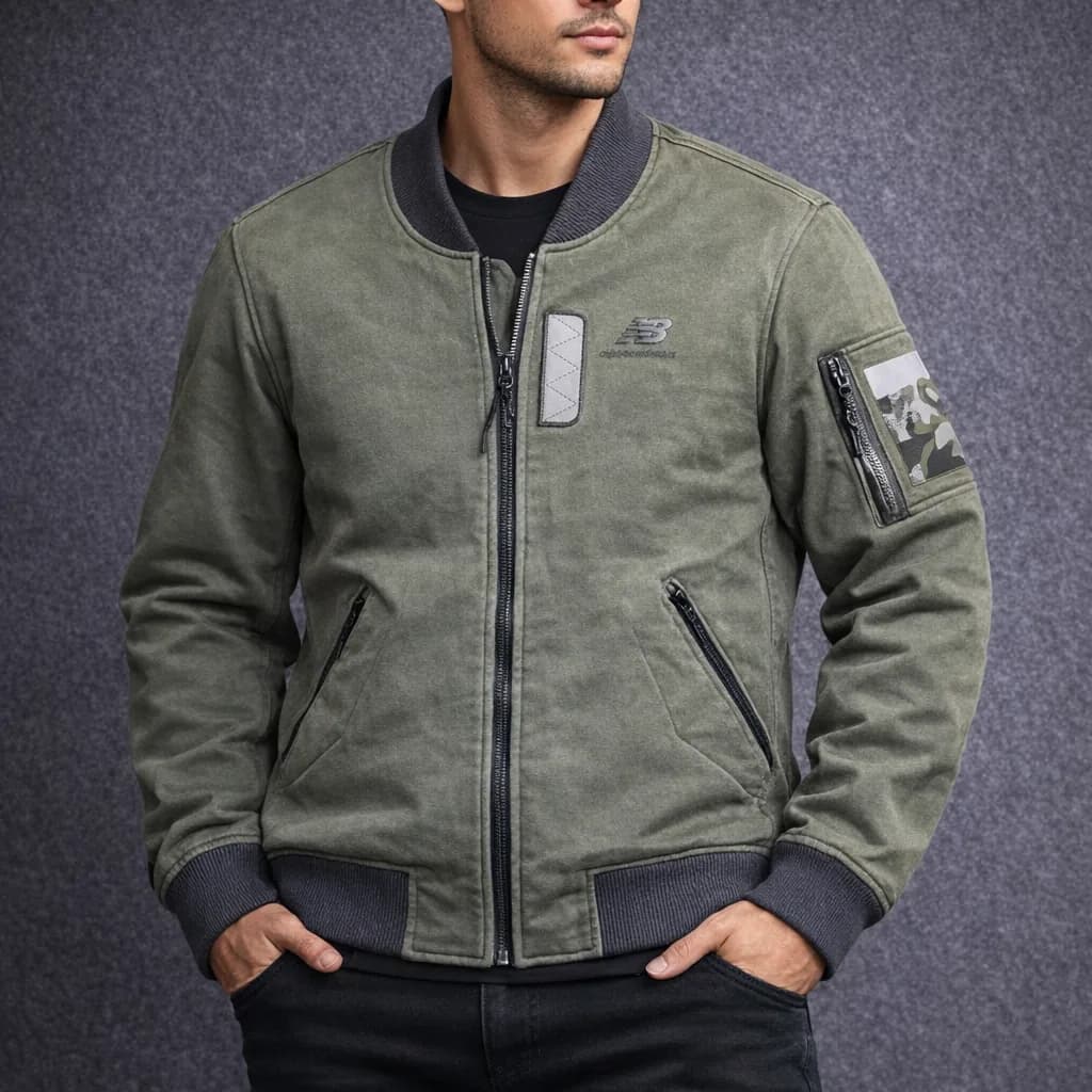 New Balance thrift bomber jacket India