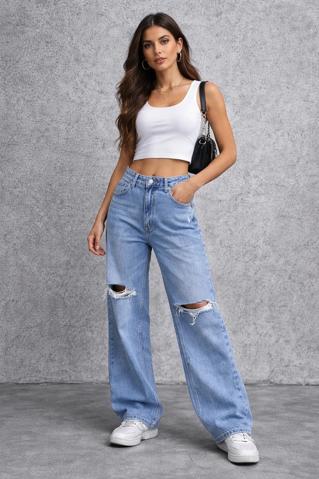 Branded thrift jeans India back view