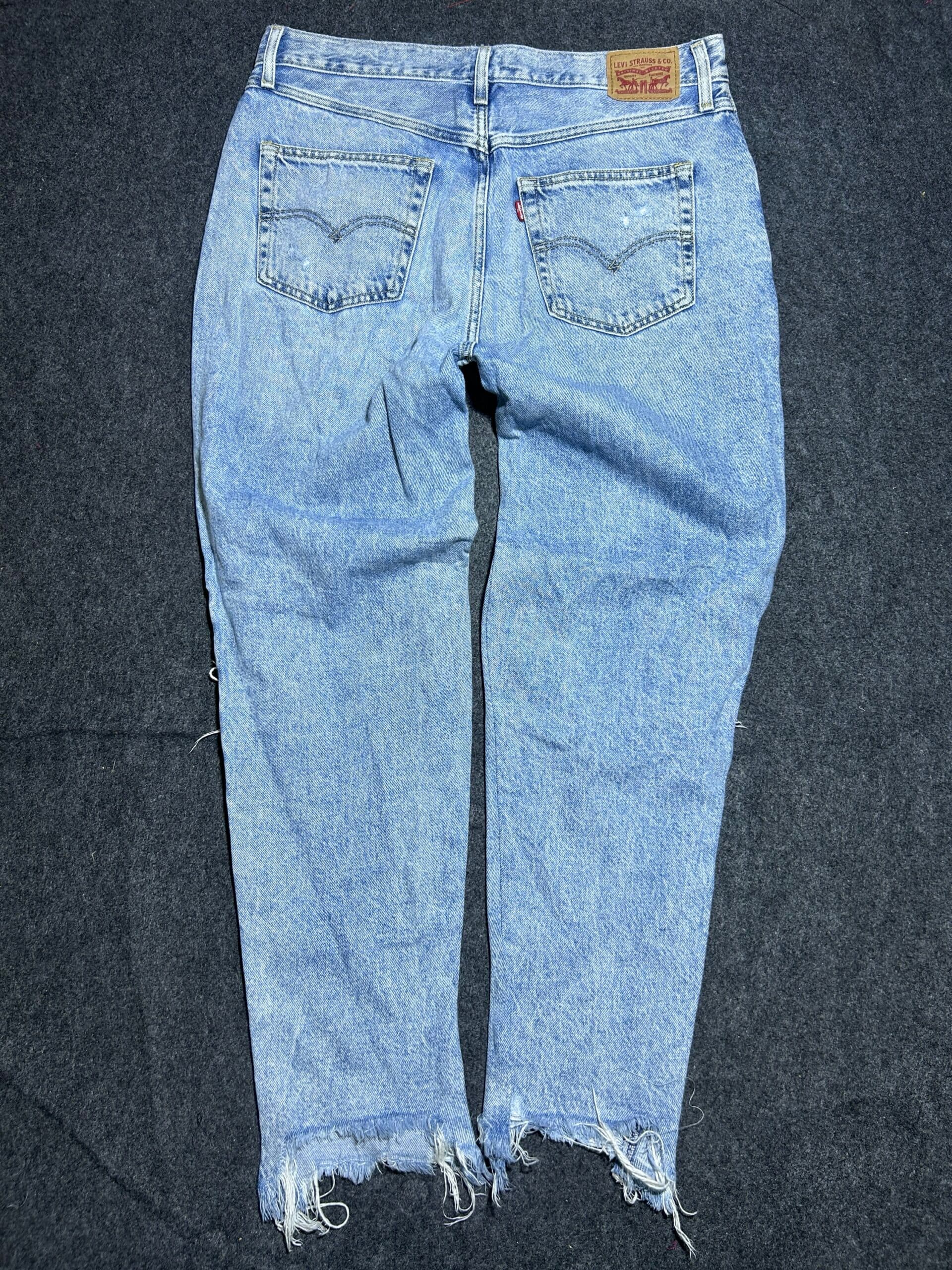 Branded thrift jeans India detail view