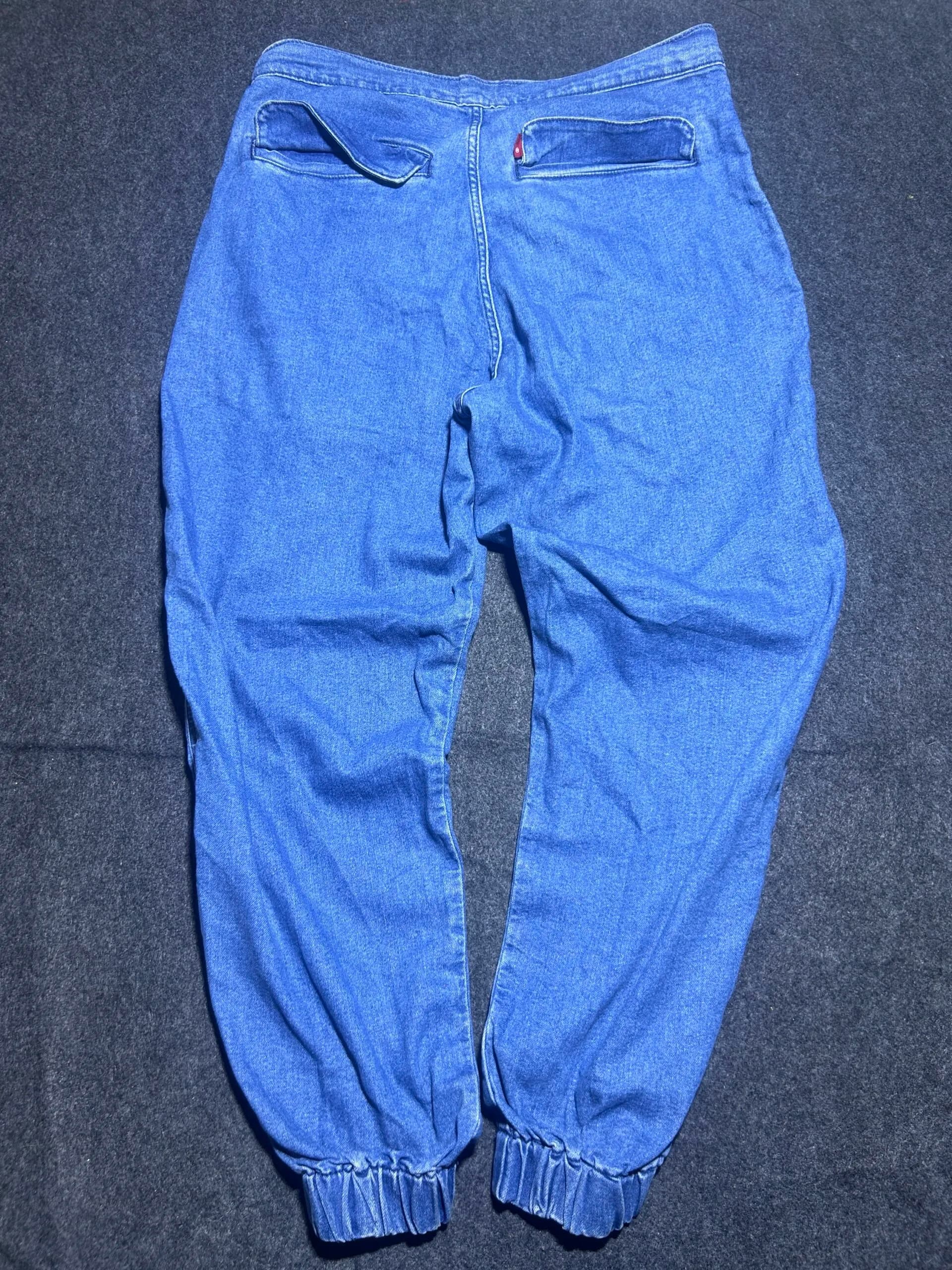 Branded thrift joggers India back view