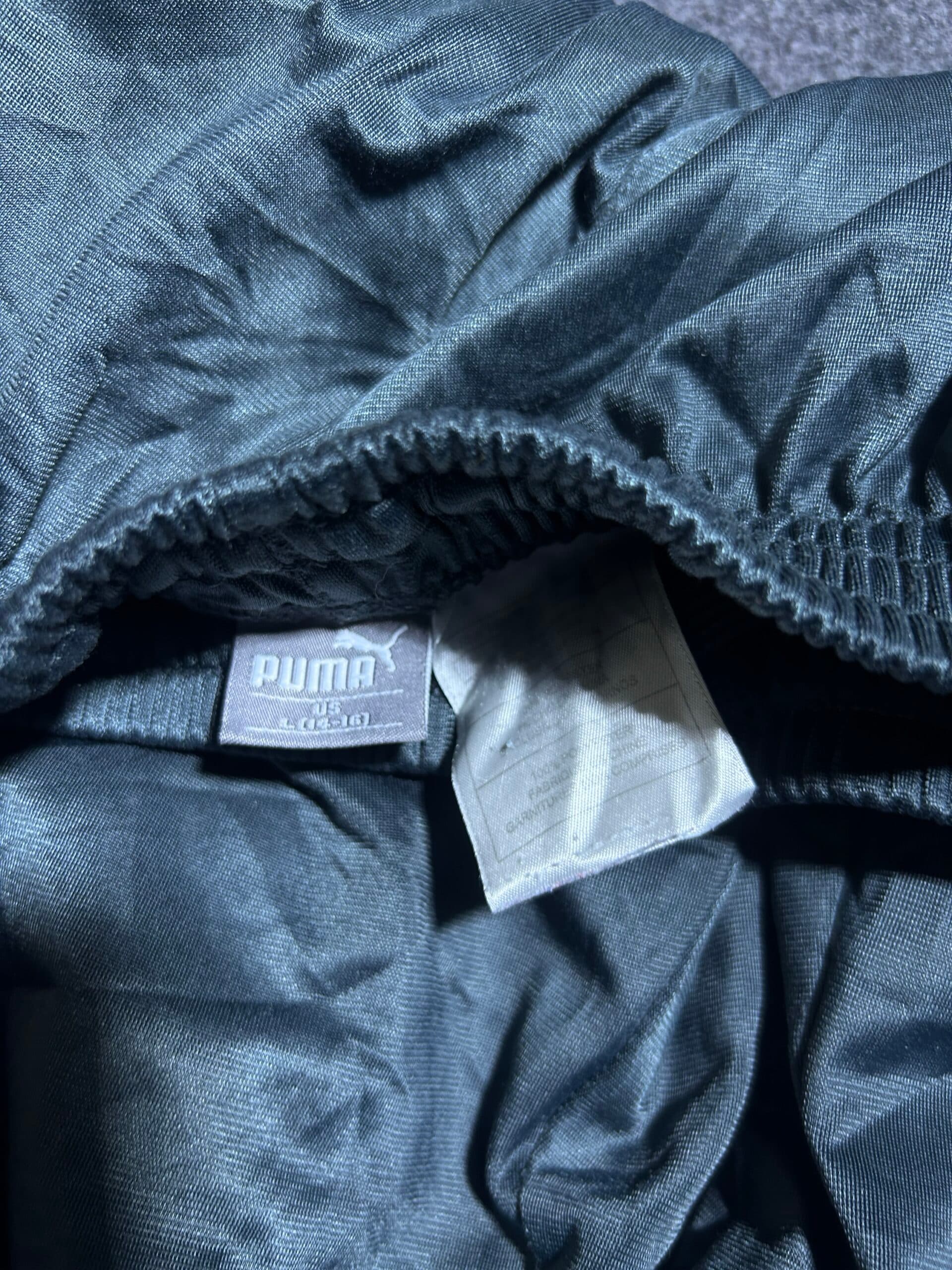 Puma thrift track pants India close-up
