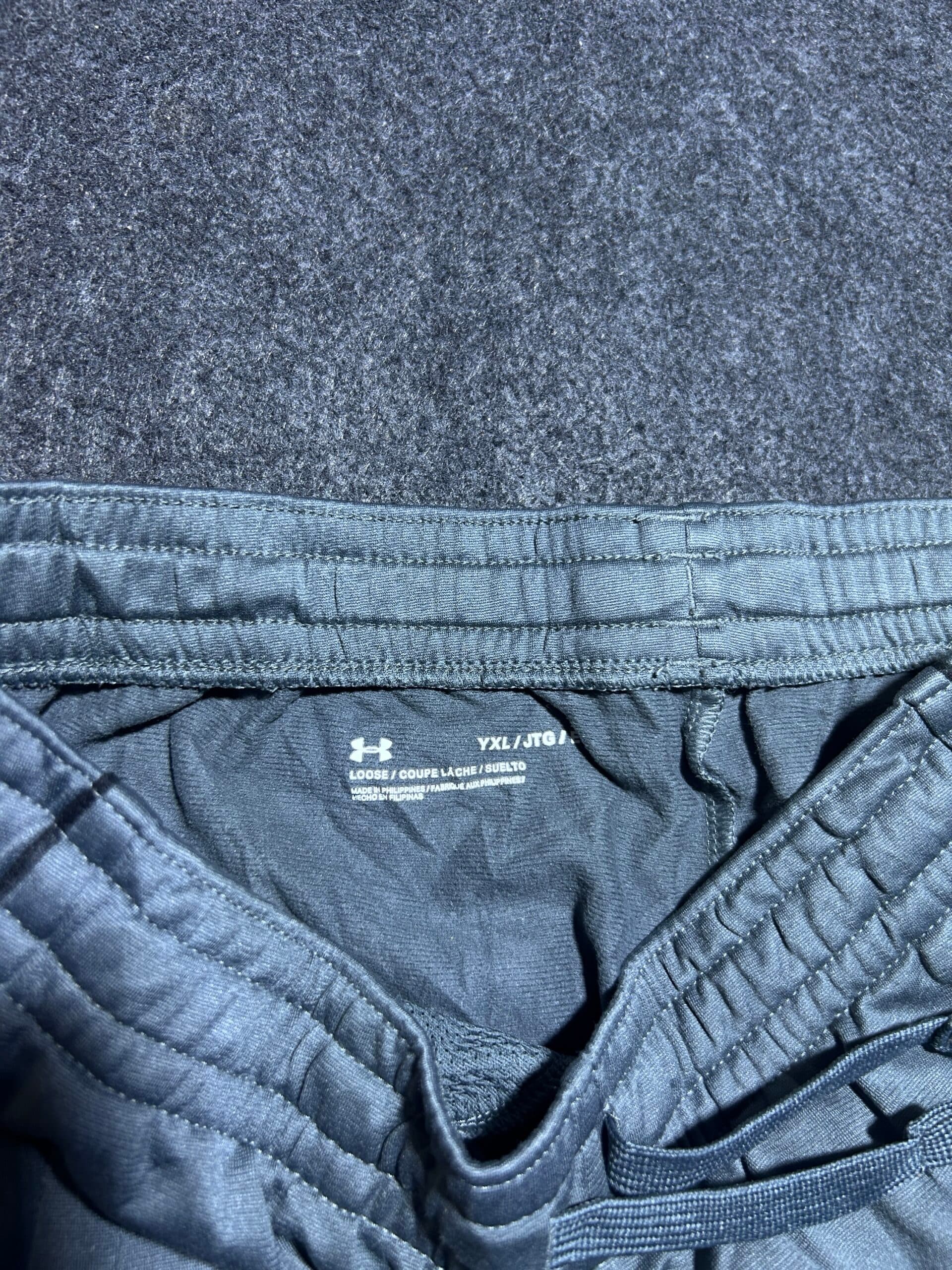 Under Armour thrift track pants India close-up