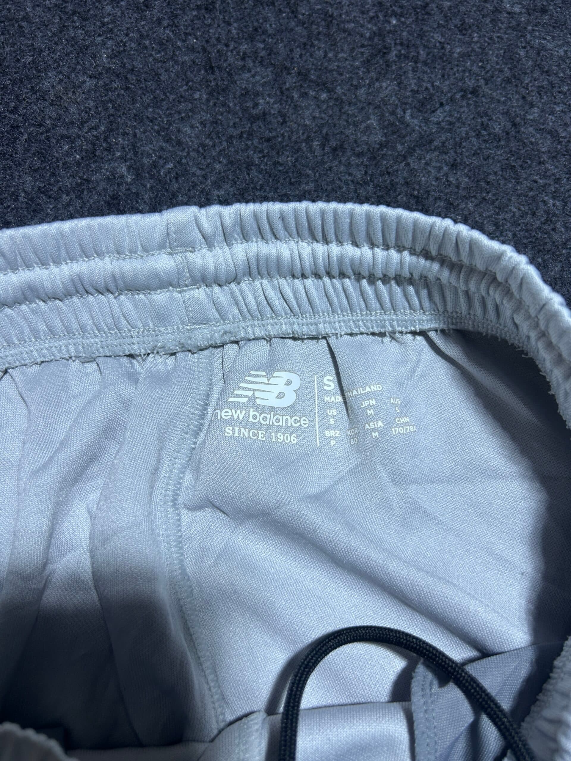 New Balance thrift track pants India close-up