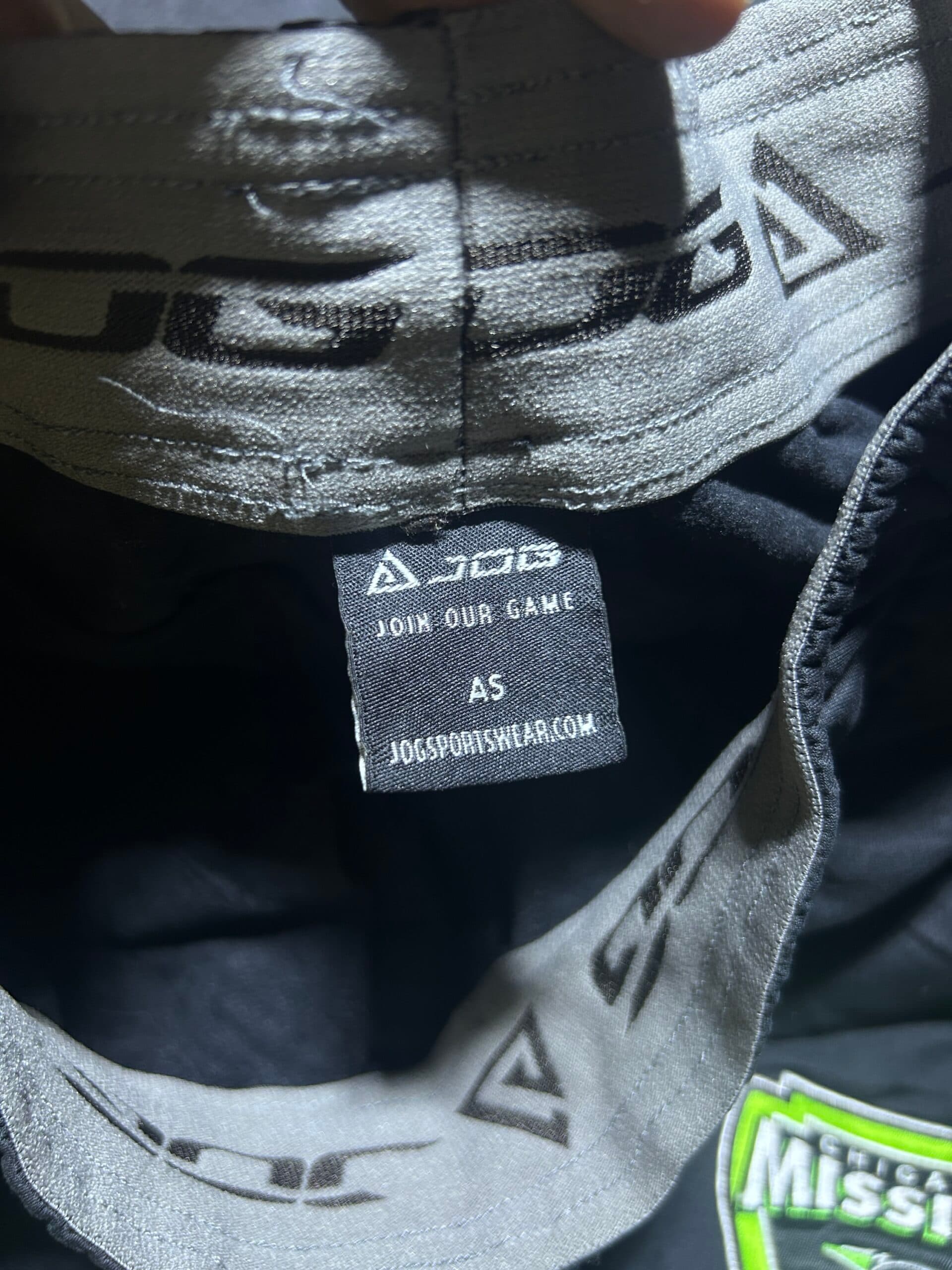 Branded thrift track pants India close-up