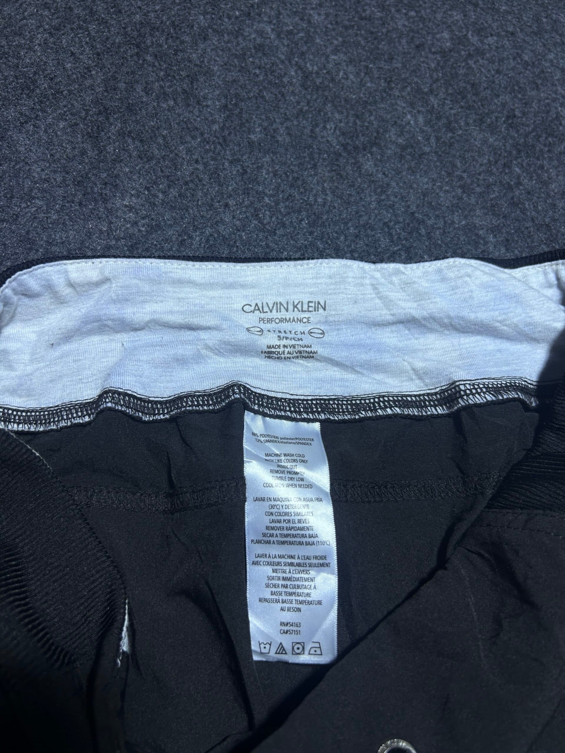 Calvin Klein thrift joggers India close-up