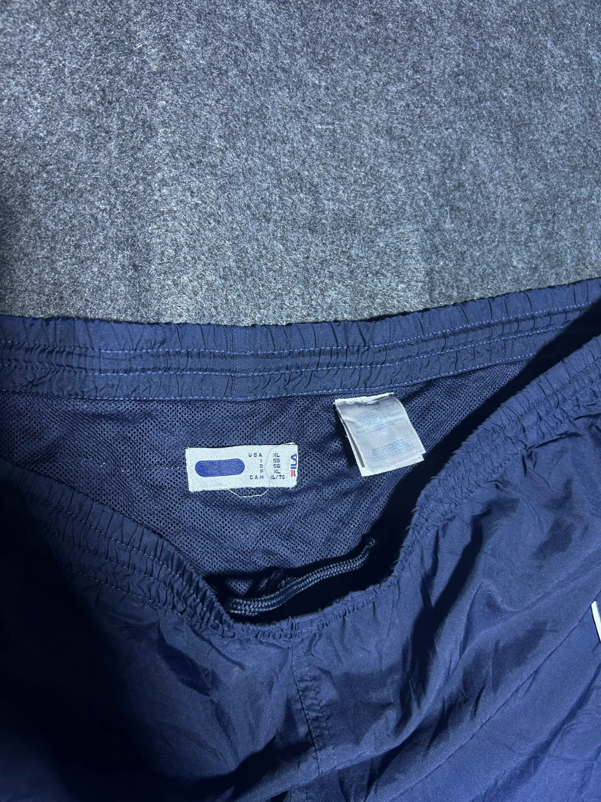 Fila thrift shorts India detail view