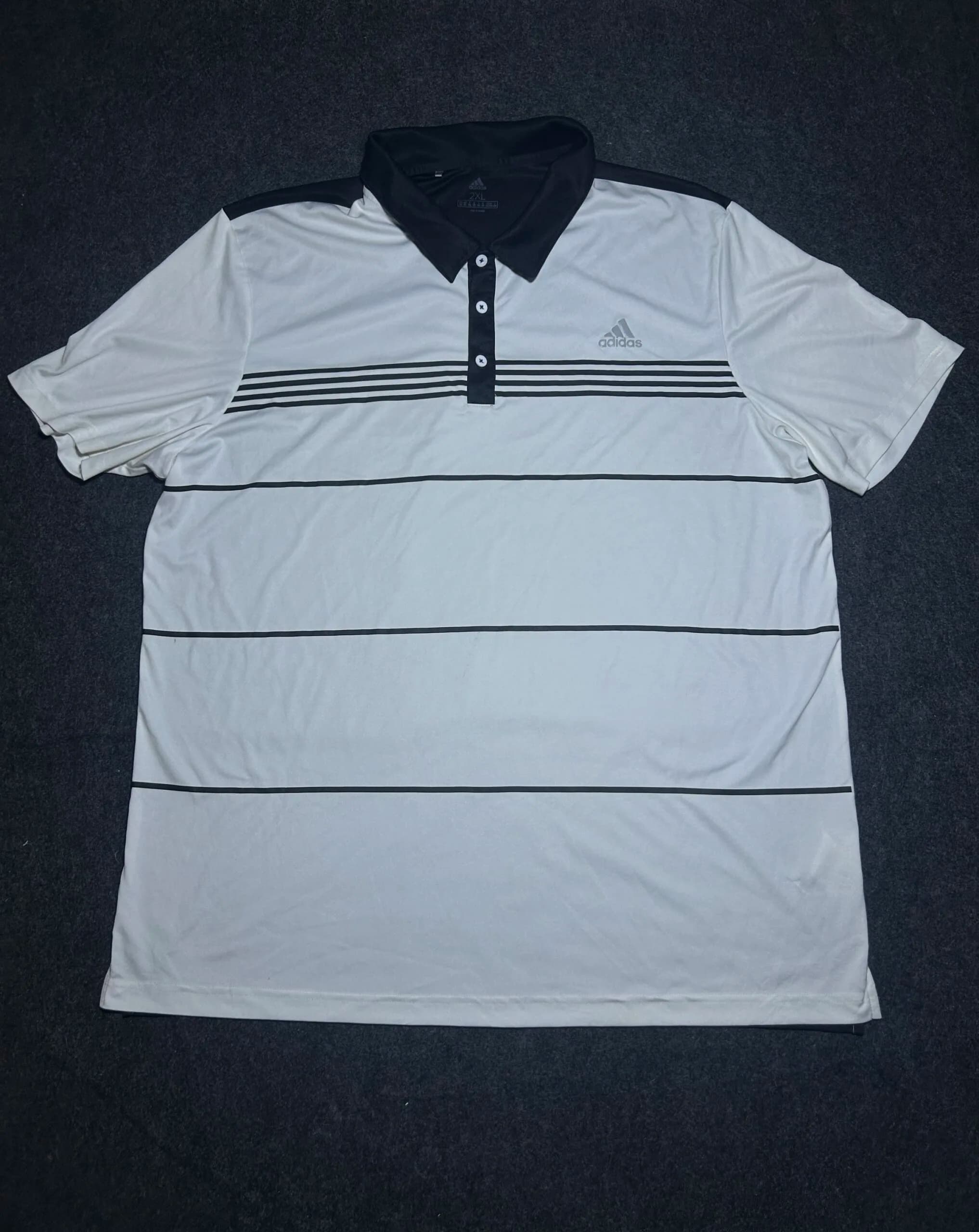 Adidas thrift polo shirt India back view