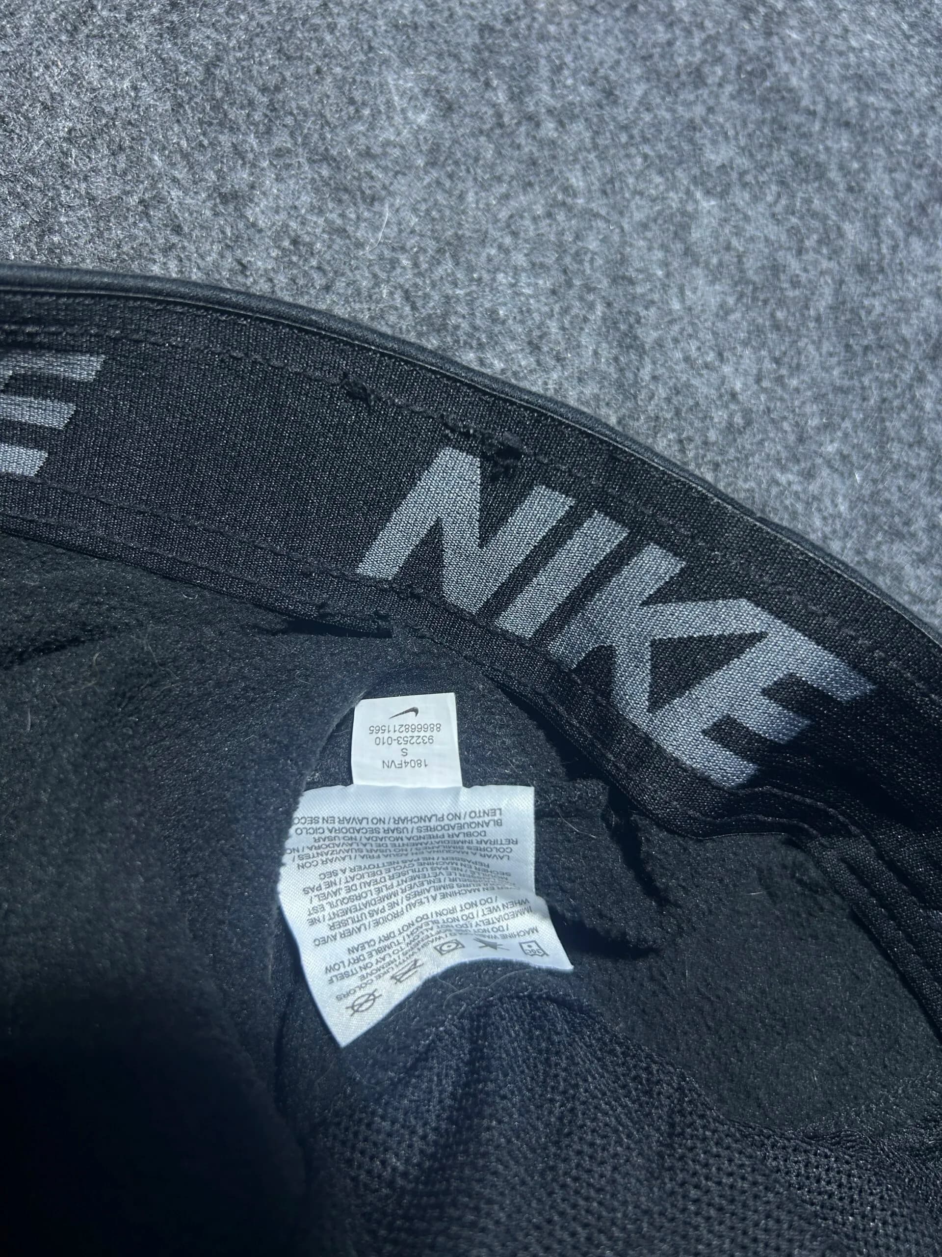 Nike Dri-FIT thrift track pants India close-up