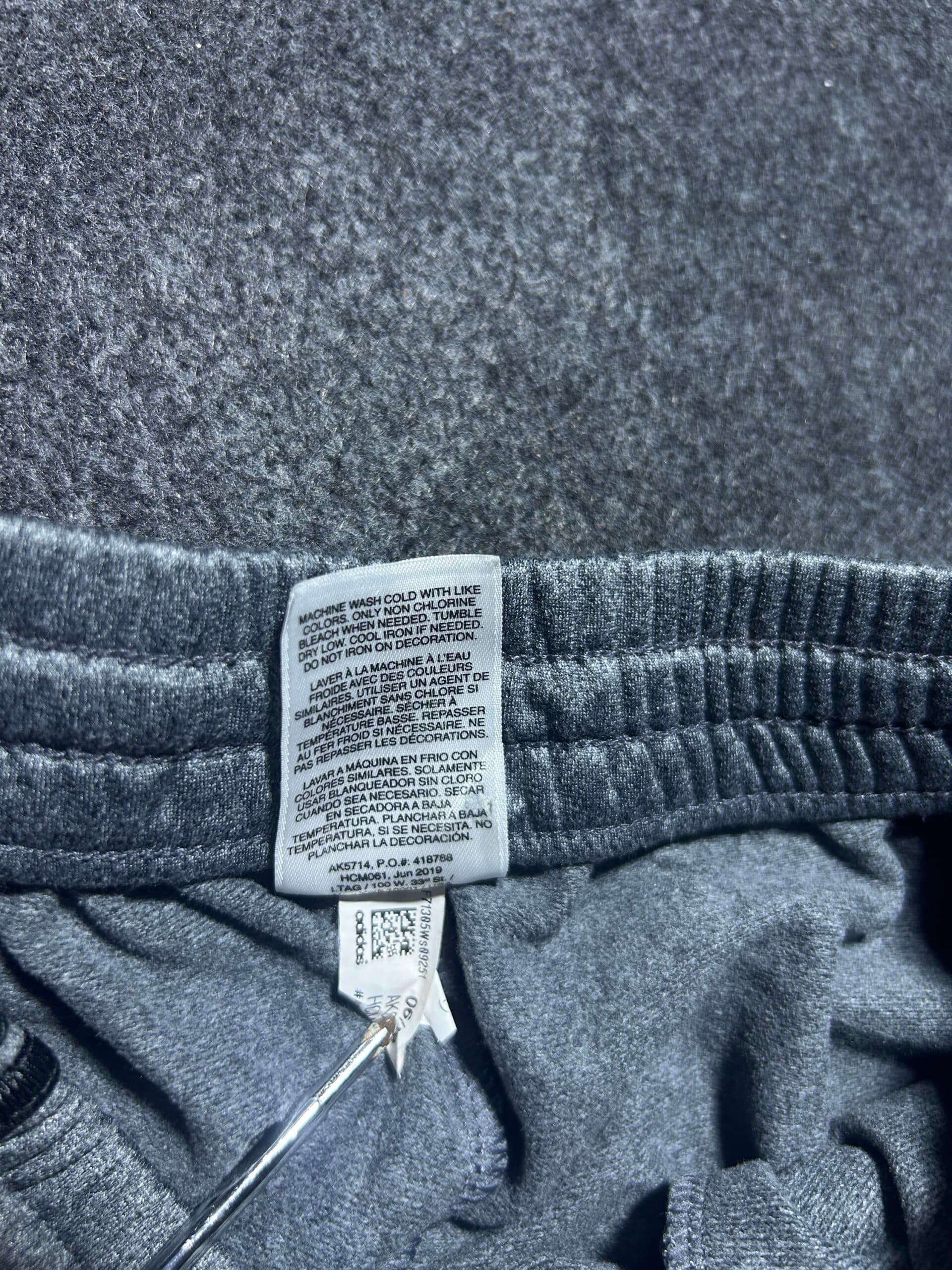 Adidas thrift track pants India detail view