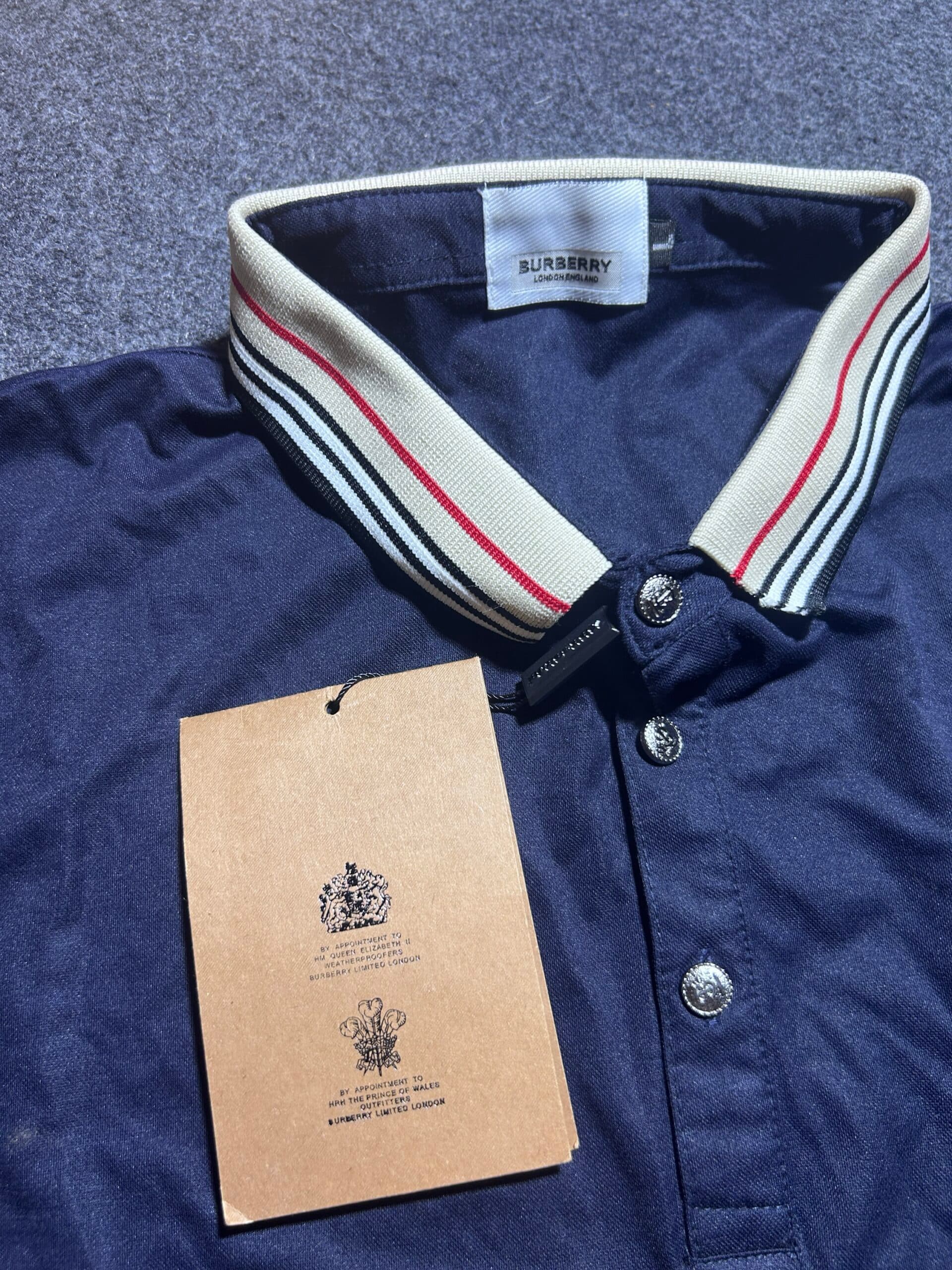 Branded thrift polo shirt India detail view