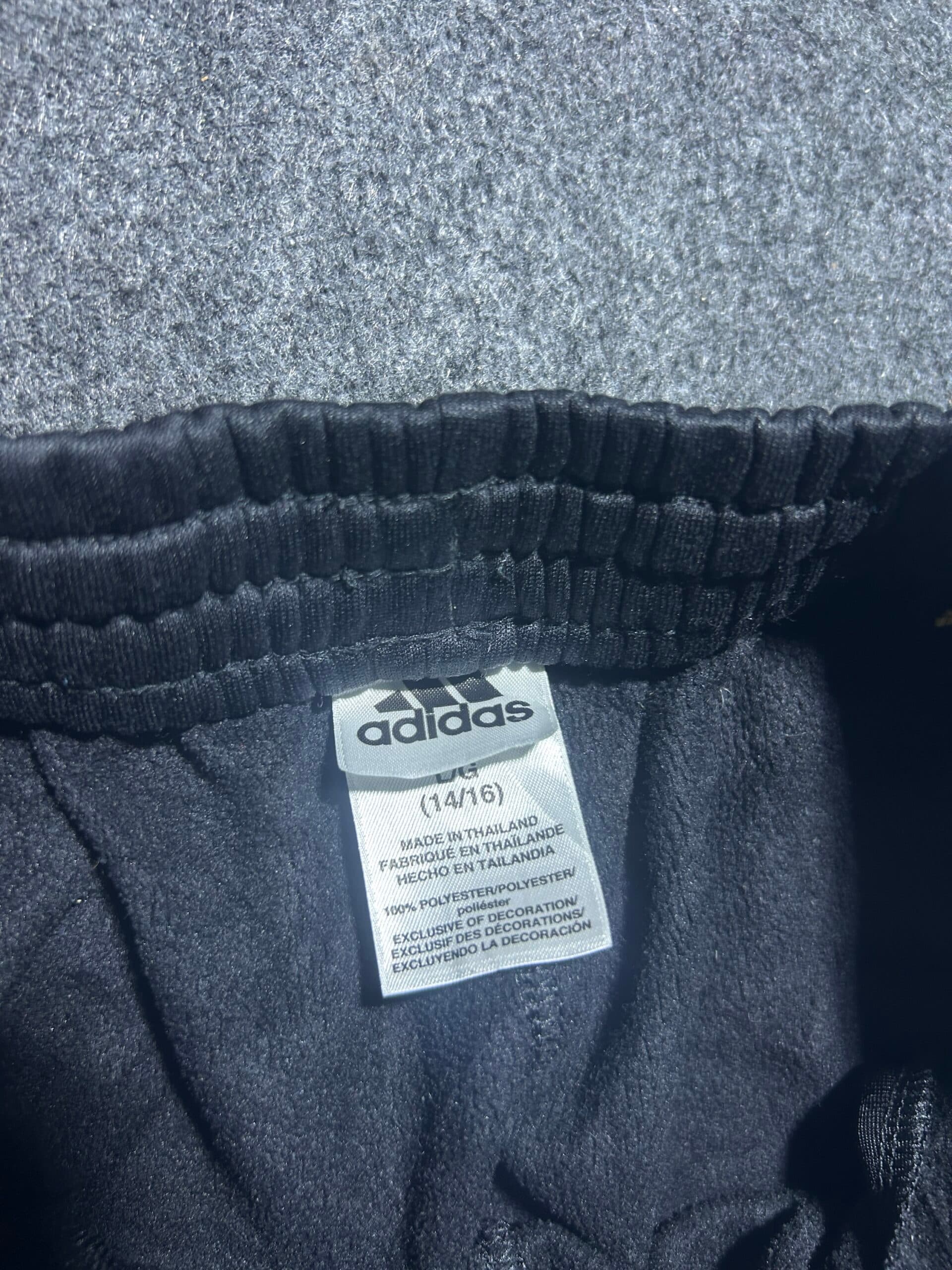 Adidas thrift track pants India detail view