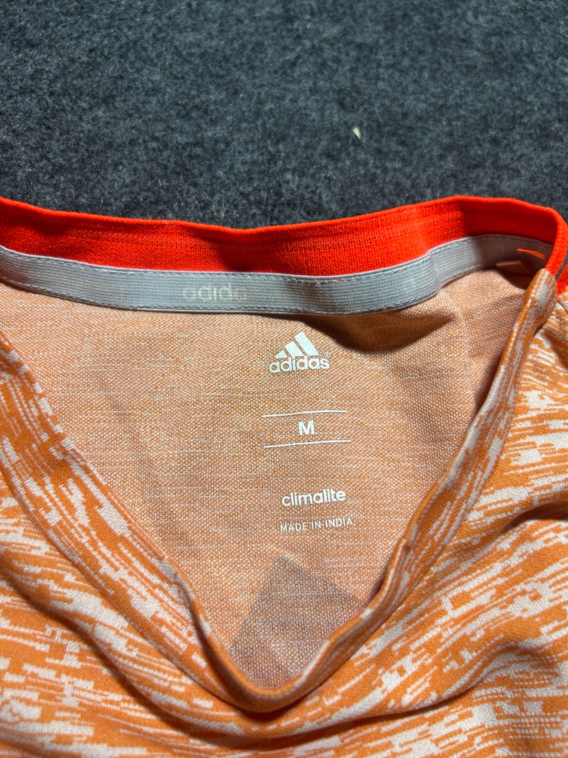 Adidas Climalite thrift t-shirt India close-up