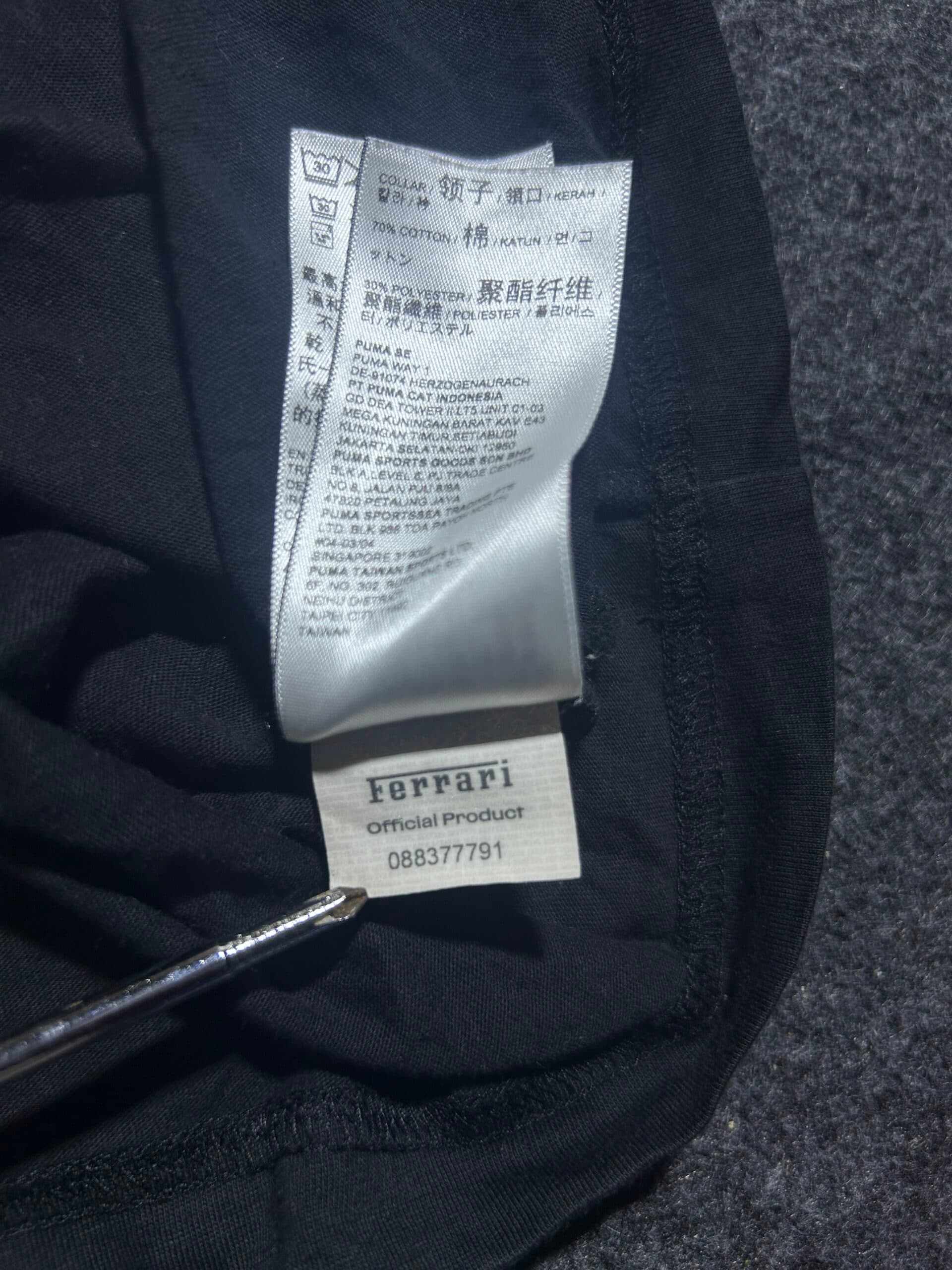 Puma thrift t-shirt India close-up