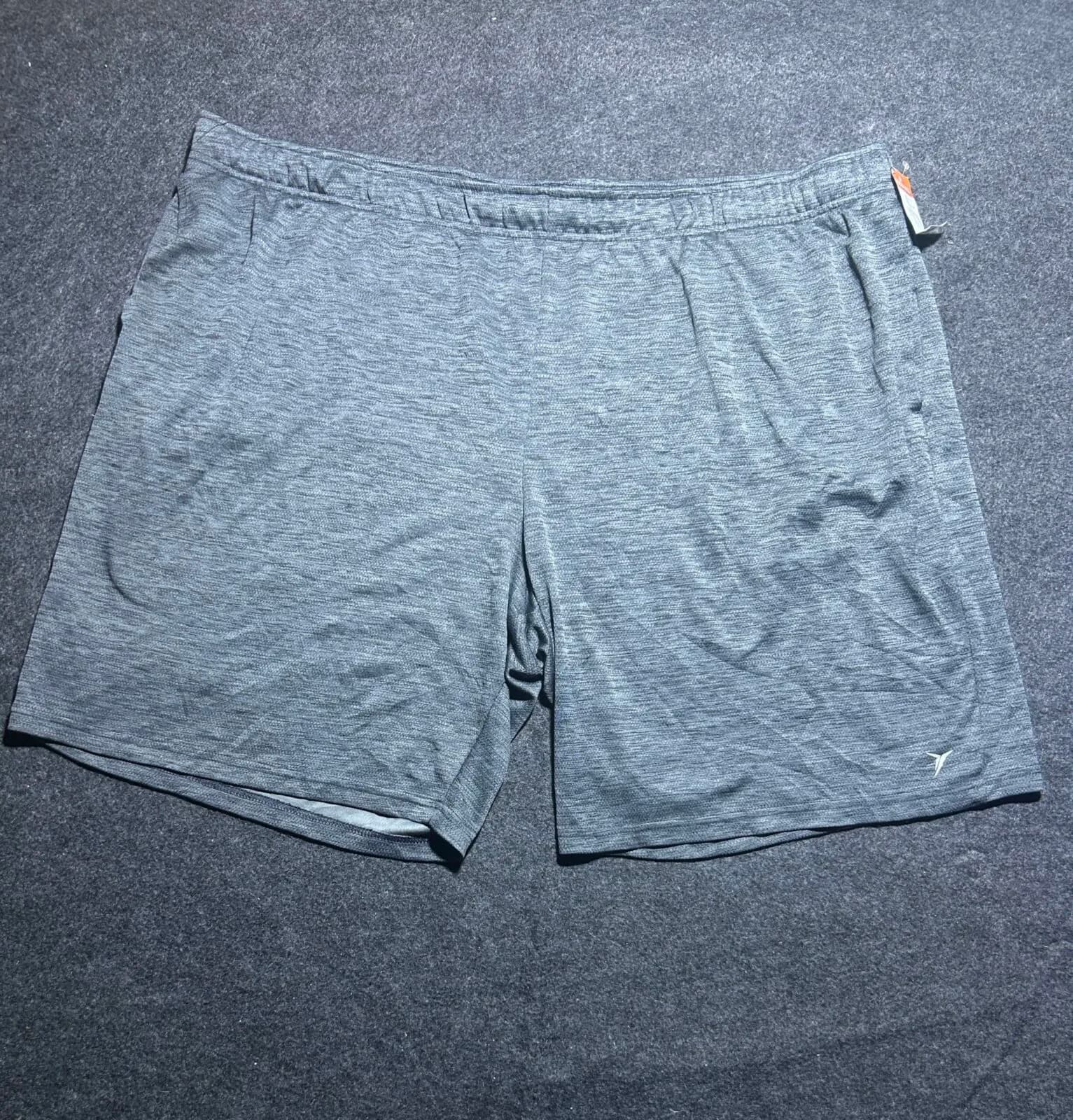 Old Navy Active Grey Training Shorts XXL Go Dry Performance