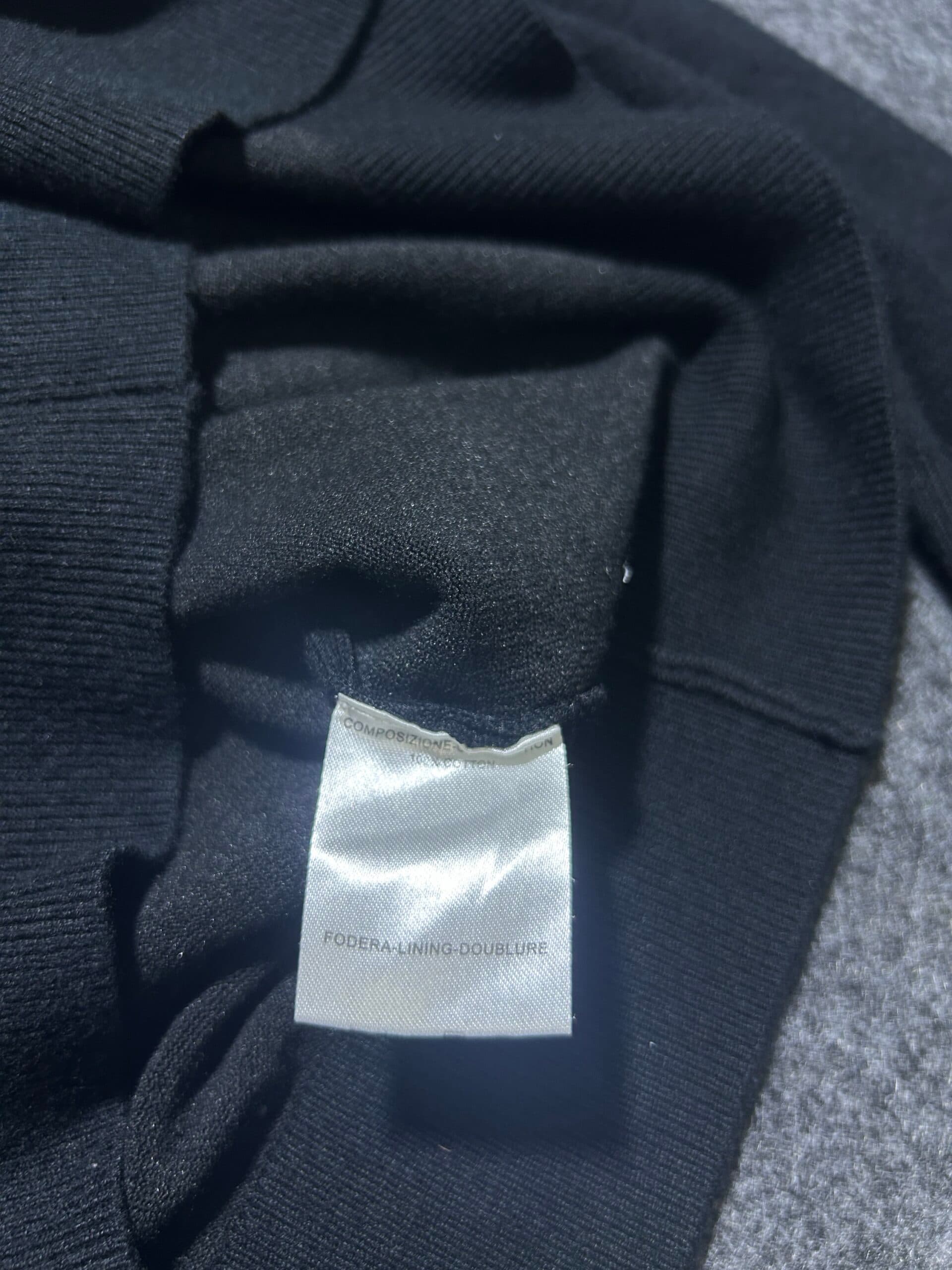 Branded thrift sweater India close-up