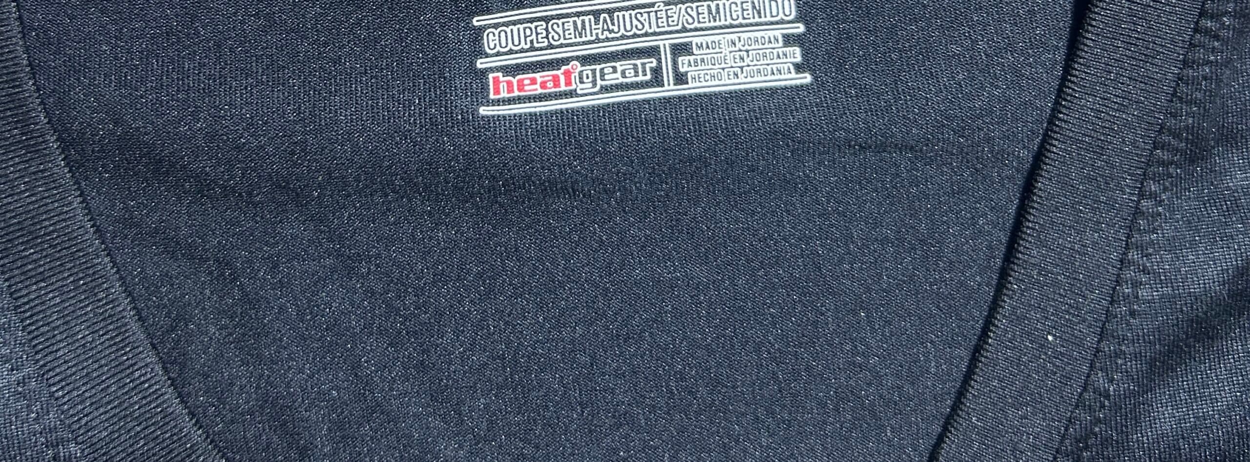 Under Armour HeatGear thrift t-shirt India detail view