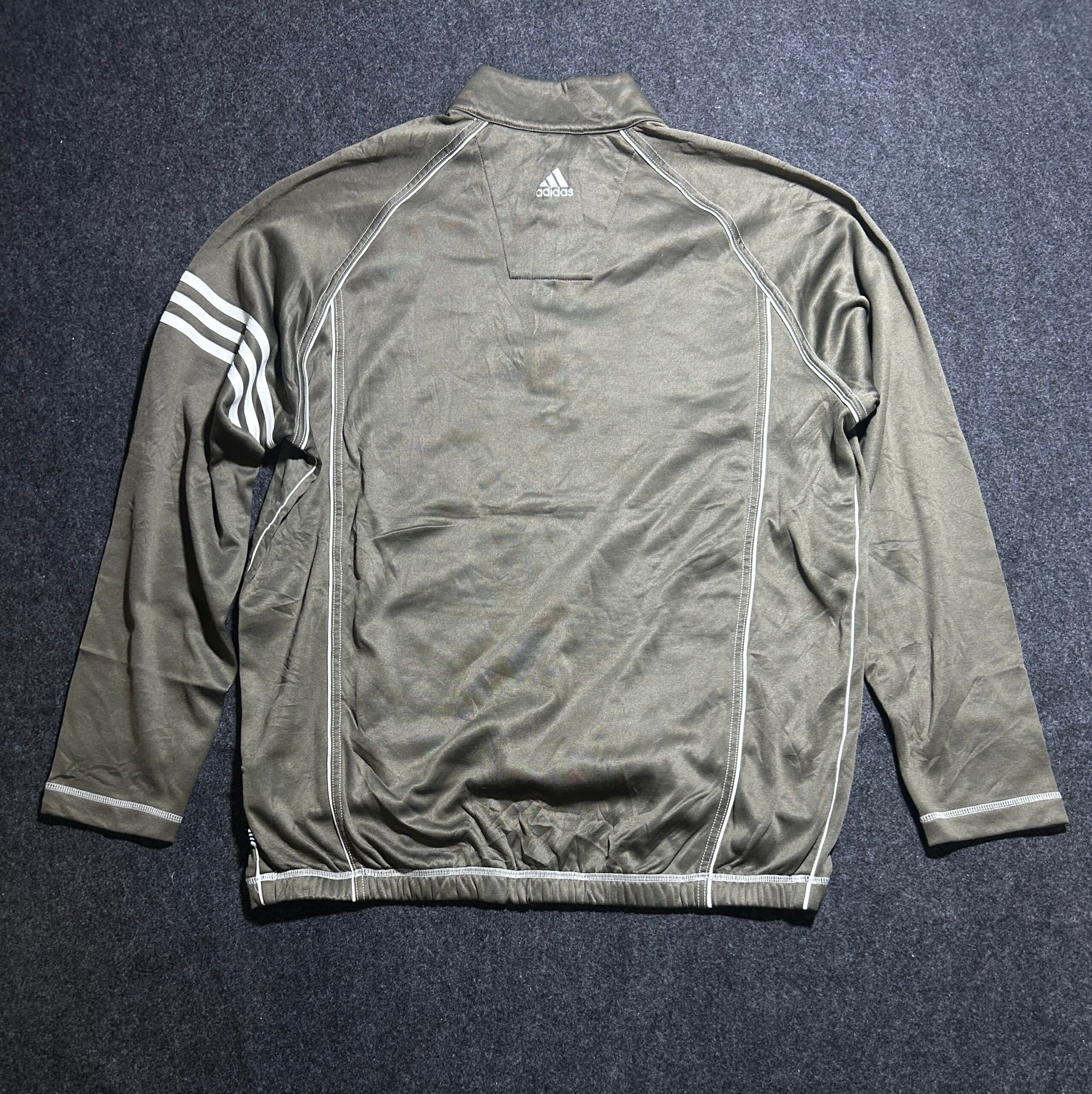 Adidas thrift t-shirt India close-up