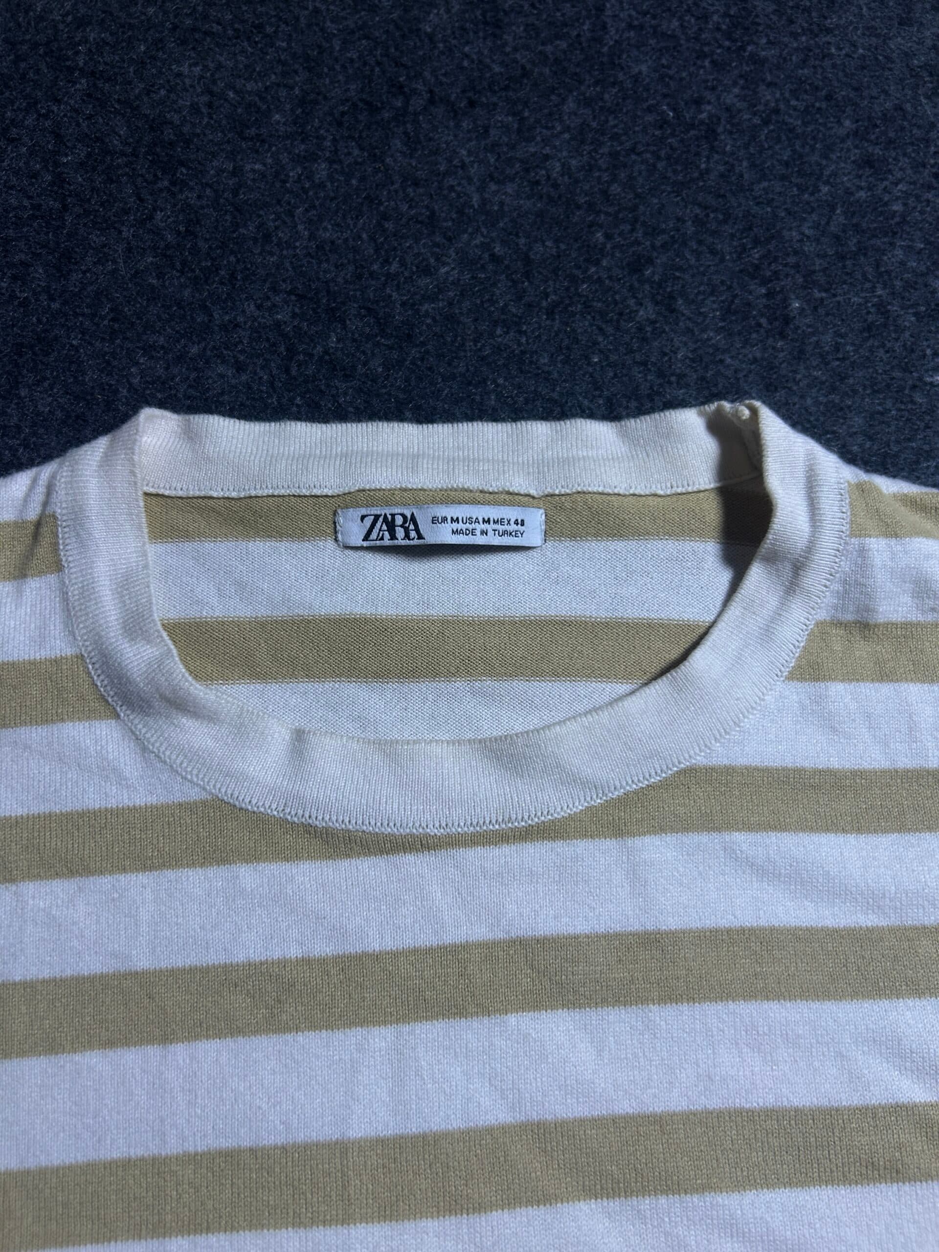 Zara thrift t-shirt India detail view
