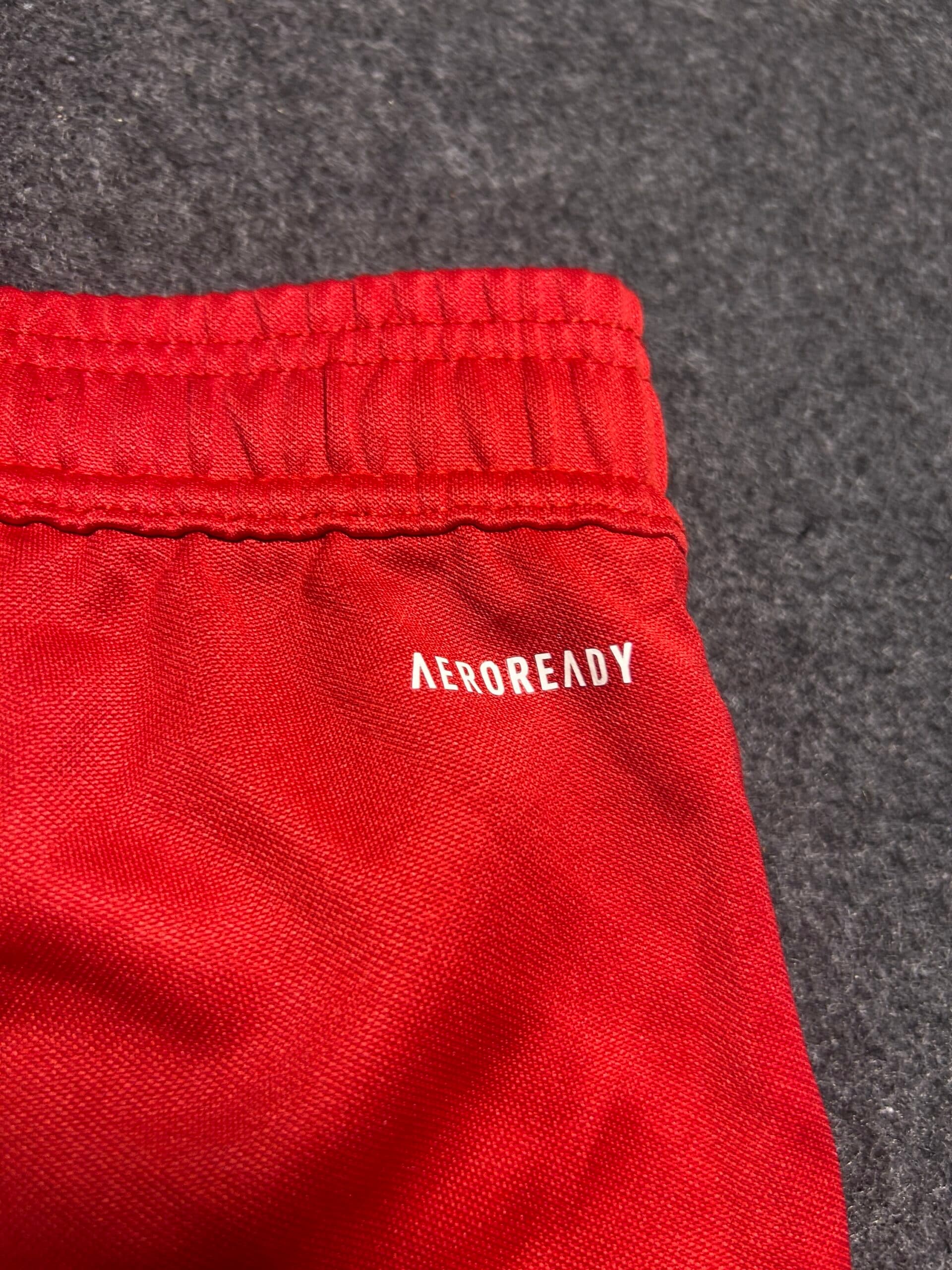 Adidas thrift track pants India close-up