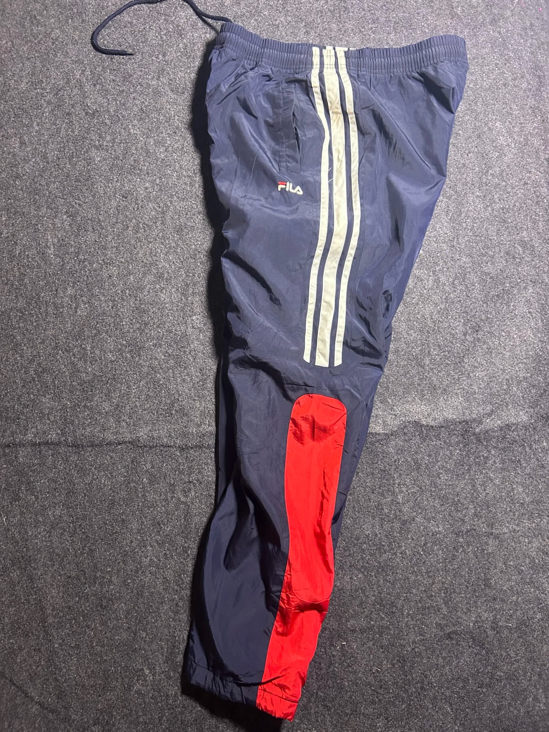 Fila thrift windbreaker jacket India back view